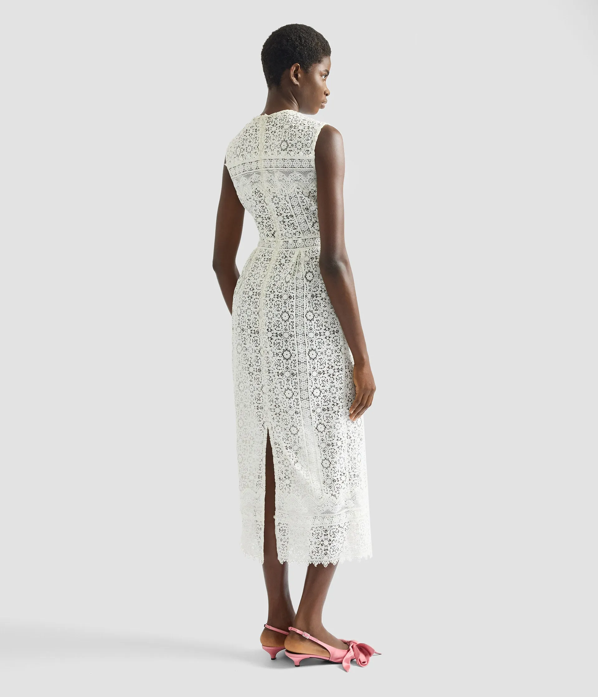 Embroidered Guipure Midi Dress sold by ERDEM product image thumbnail 3