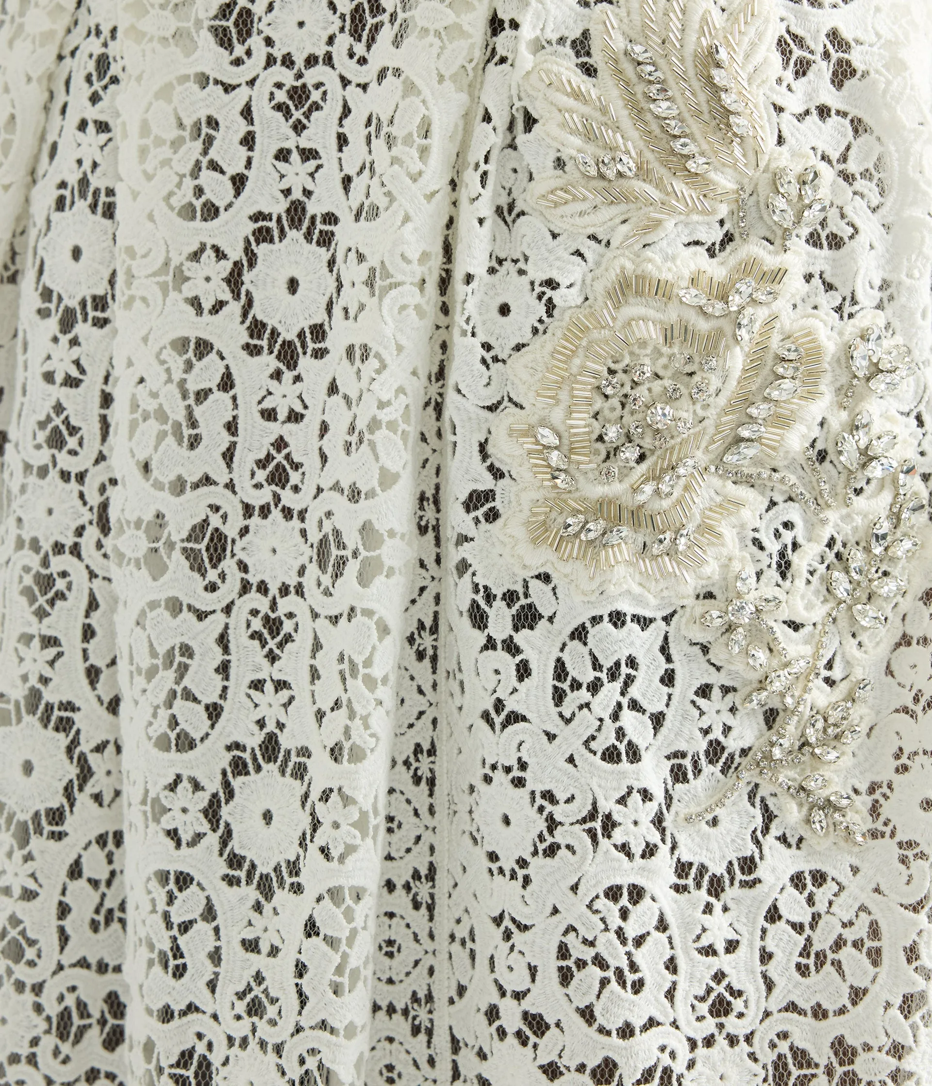 Embroidered Guipure Midi Dress sold by ERDEM product image thumbnail 5