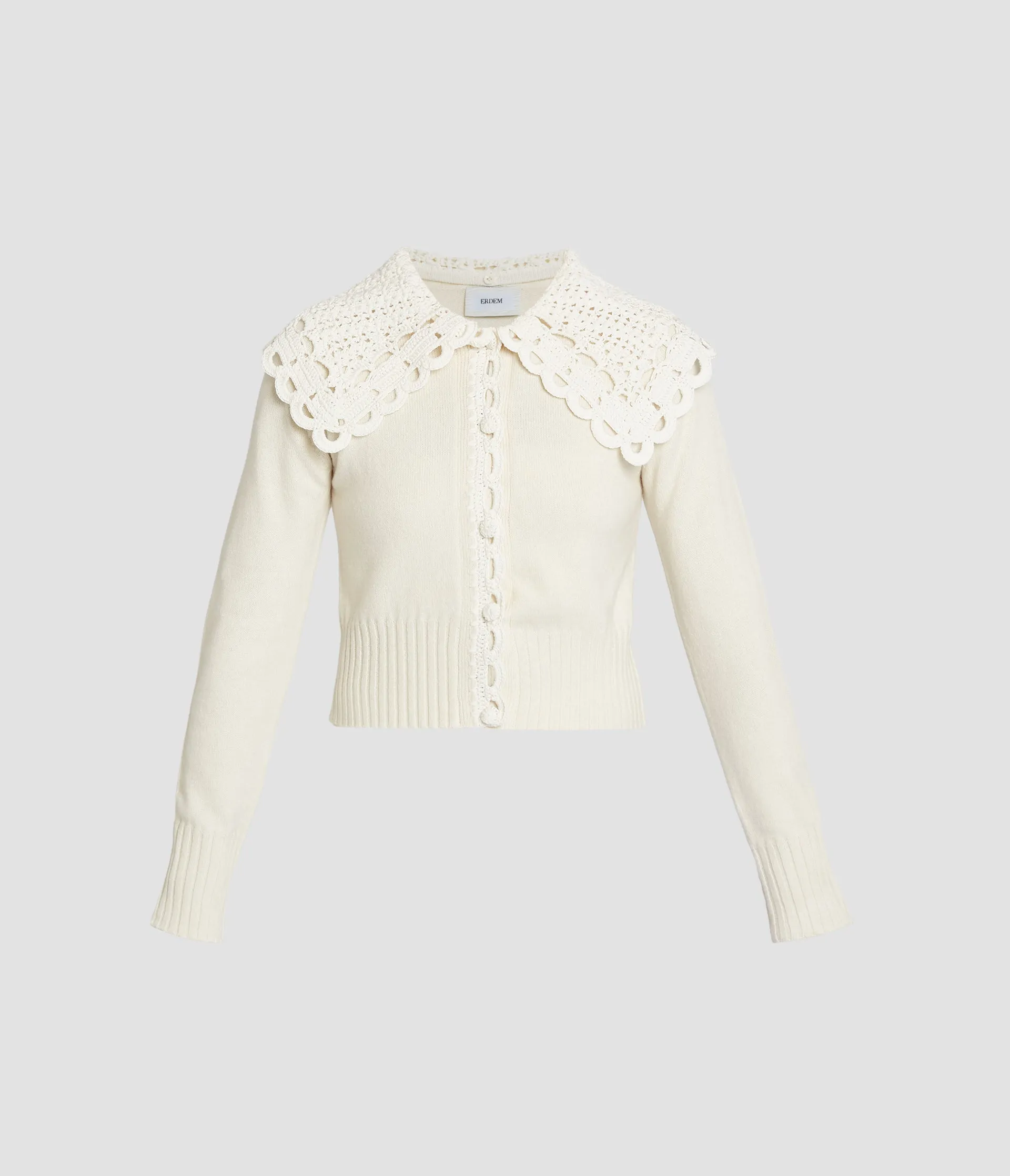 Crew Neck Cardigan sold by ERDEM