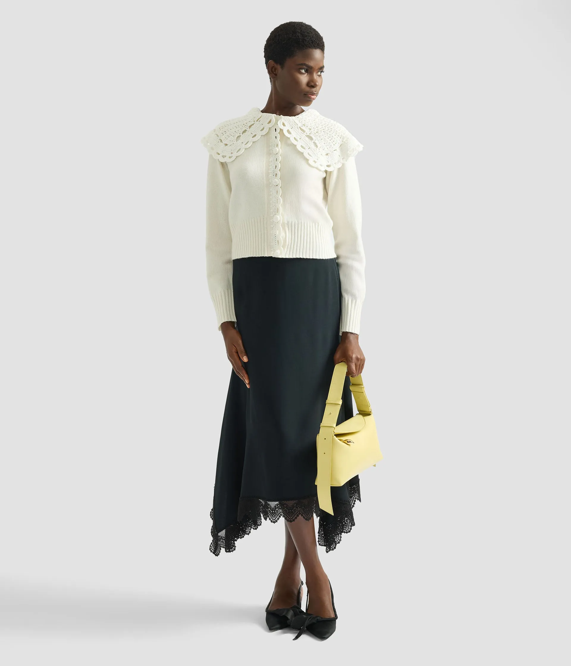 Crew Neck Cardigan sold by ERDEM product image thumbnail 2