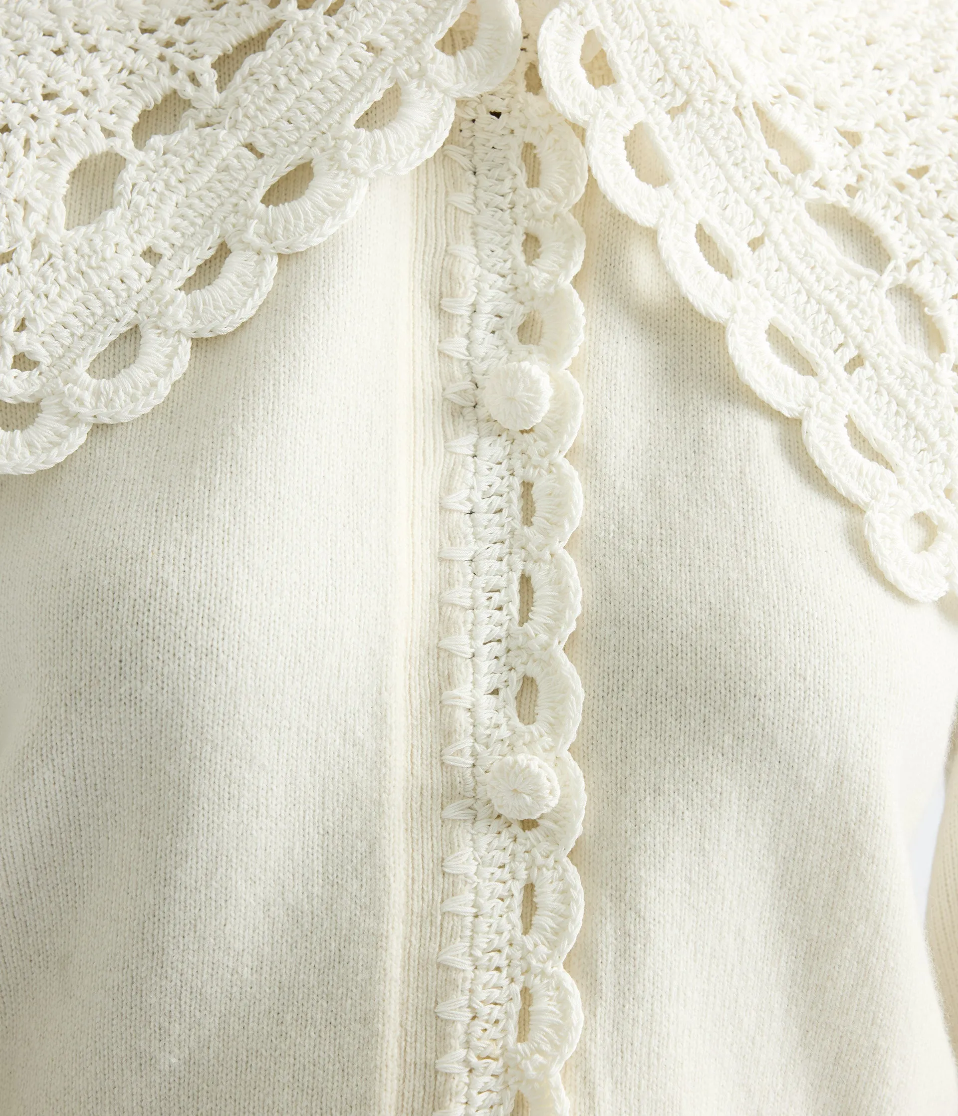 Crew Neck Cardigan sold by ERDEM product image thumbnail 4