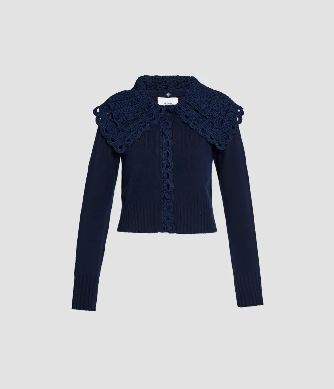 Crew Neck Cardigan sold by ERDEM