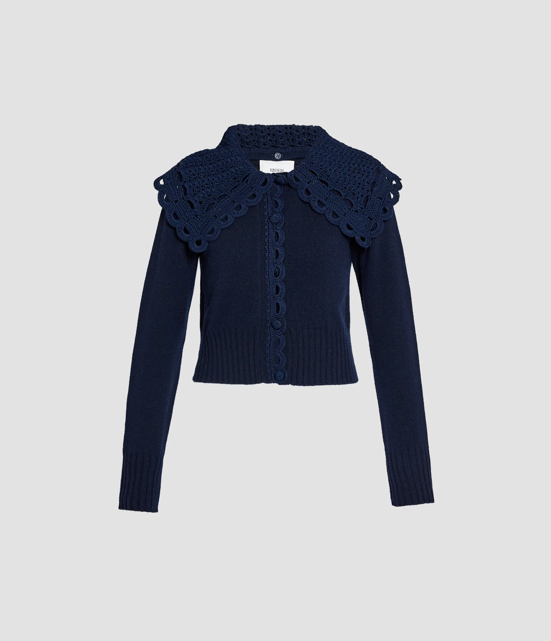 Crew Neck Cardigan sold by ERDEM
