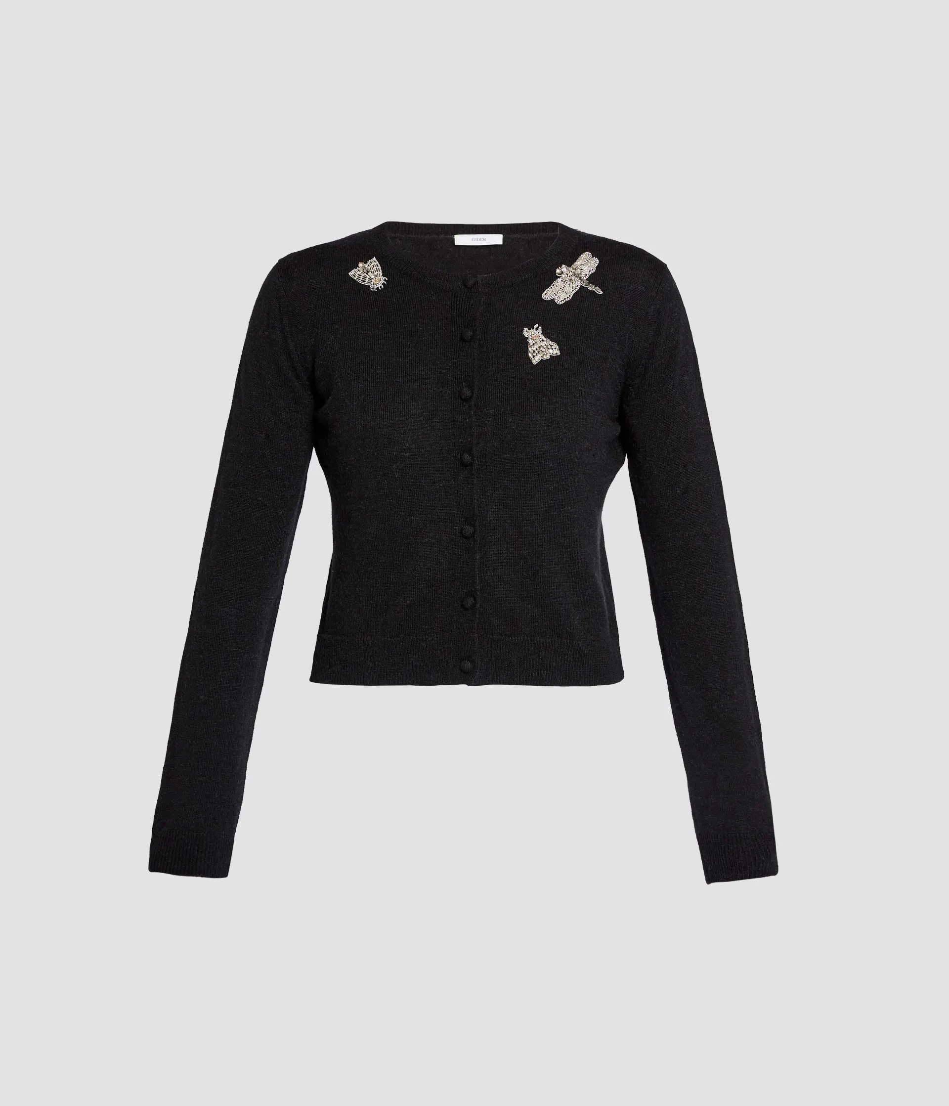 Embellished Crew Neck Cardigan sold by ERDEM