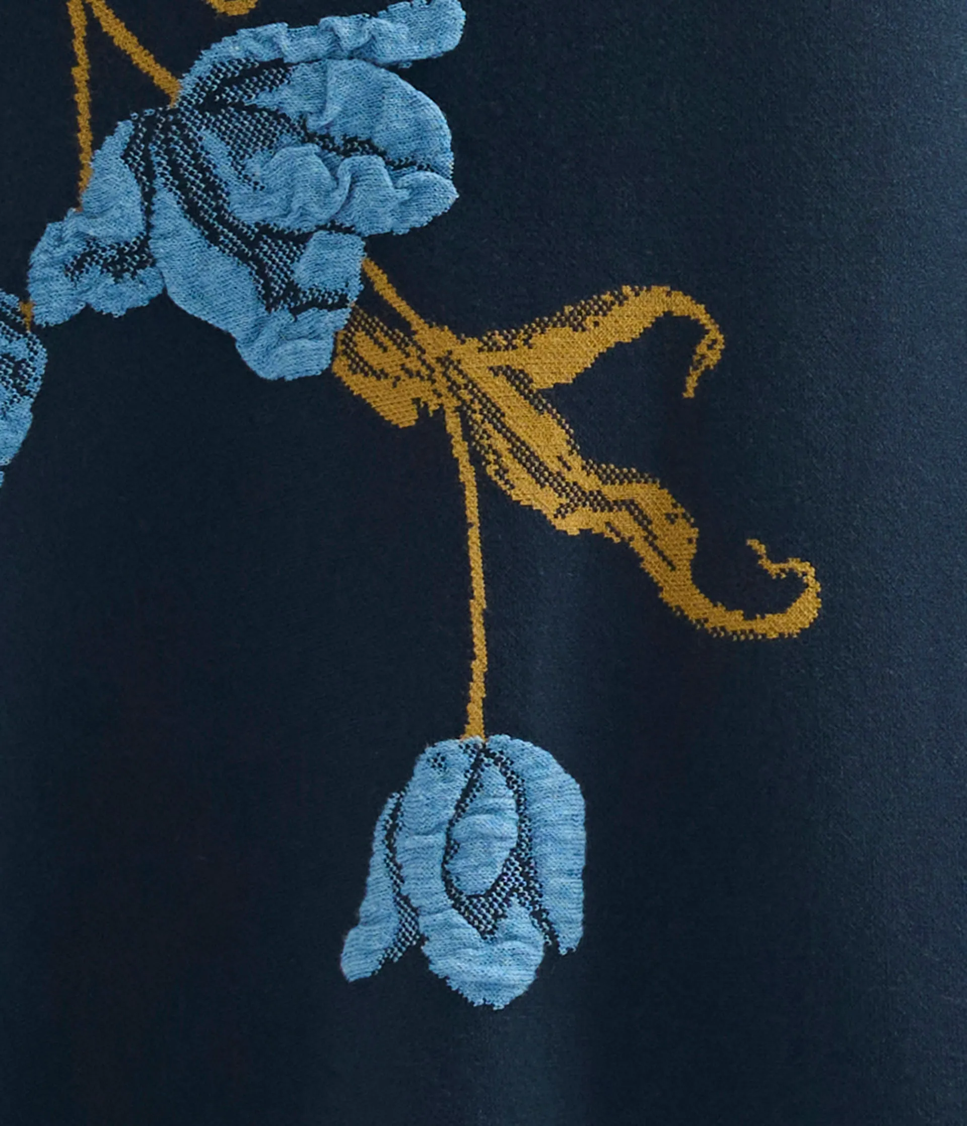 Floral Jacquard A Line Knit Skirt sold by ERDEM product image thumbnail 5