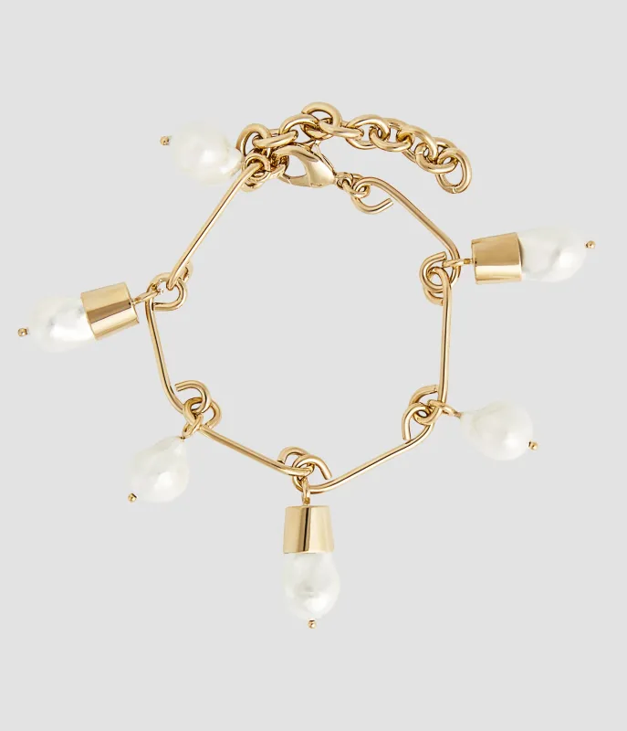 Pearl Charm Bracelet sold by ERDEM