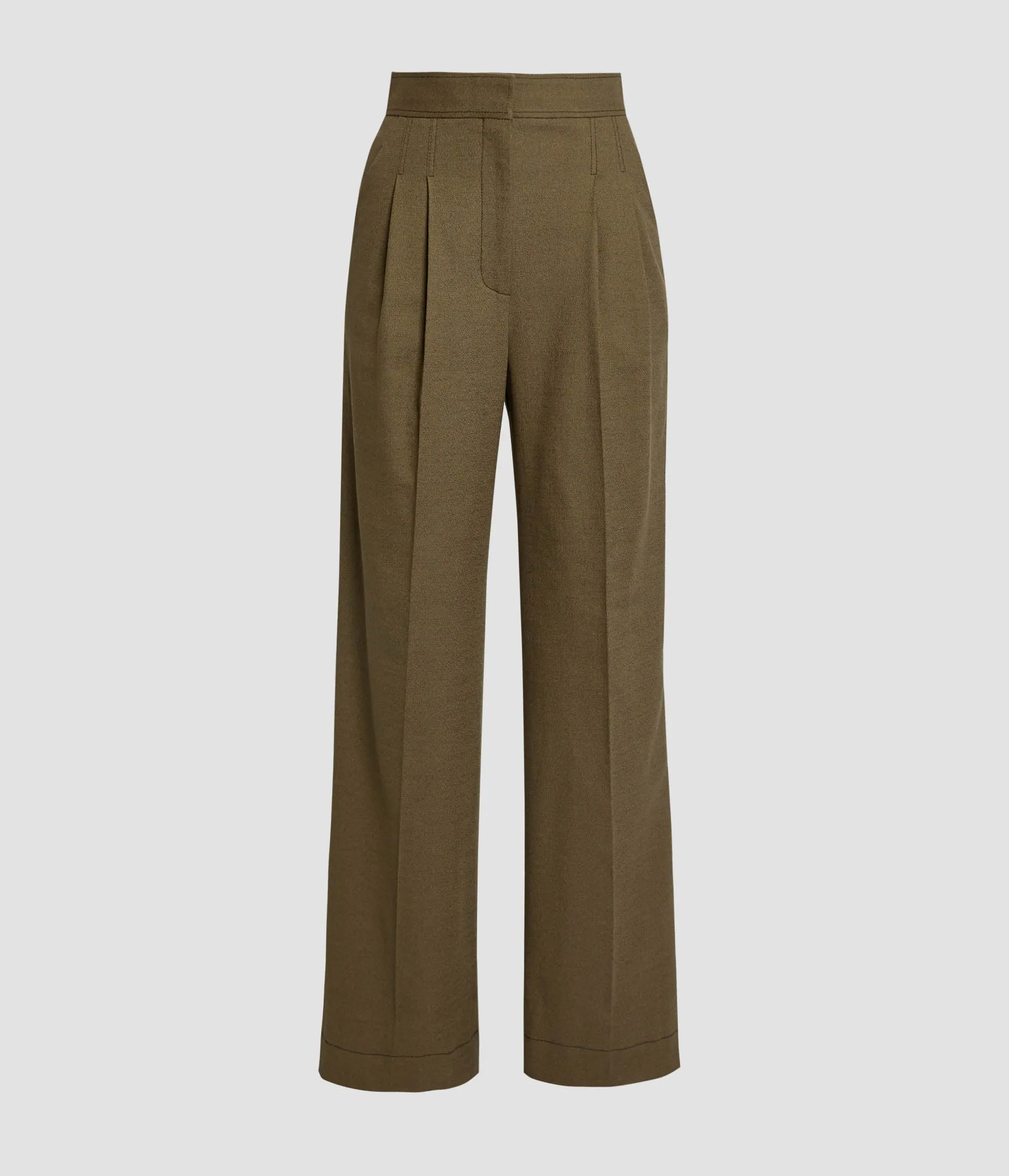 Crepe Wide Leg Trouser sold by ERDEM