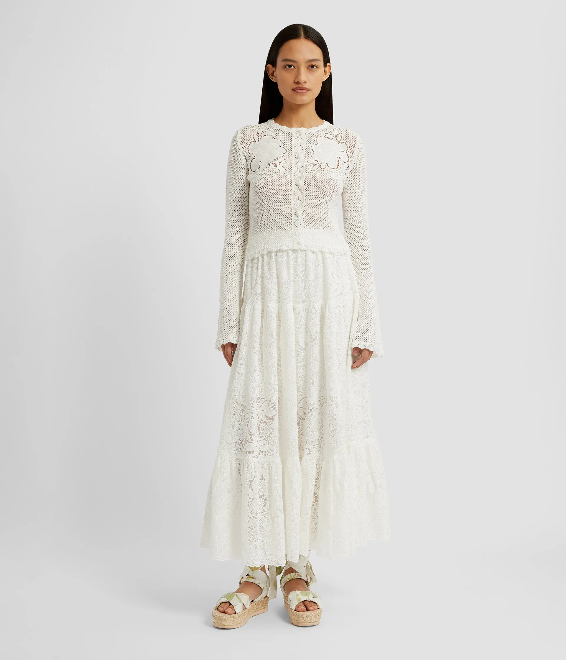 Tiered Full Volume Skirt sold by ERDEM product image thumbnail 2