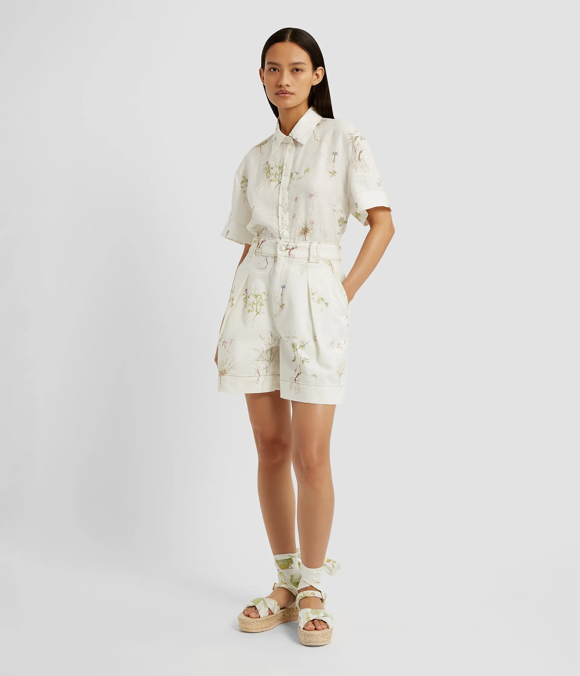 Denim Shorts sold by ERDEM product image thumbnail 2