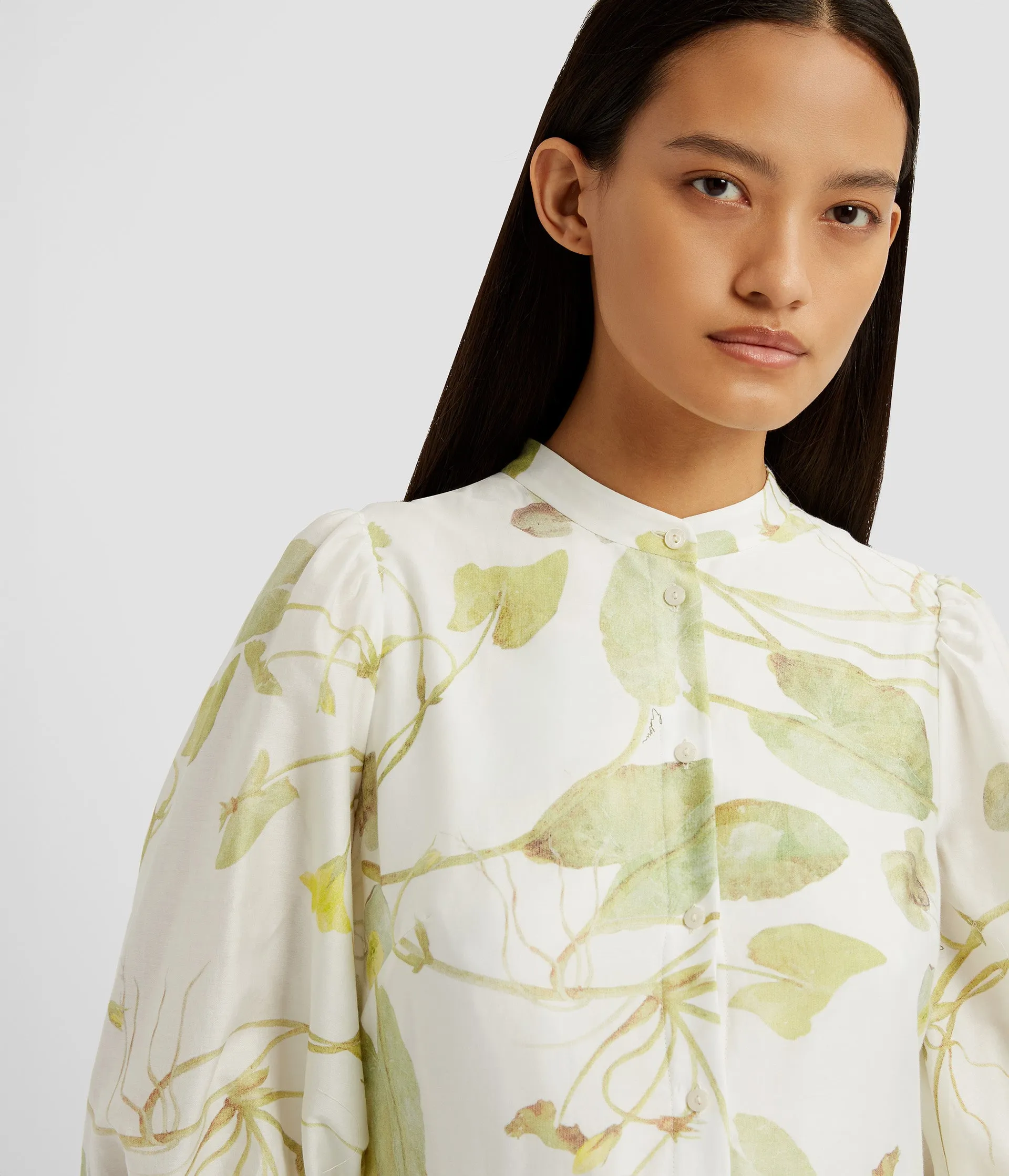 Short Sleeve Midi Dress sold by ERDEM product image thumbnail 4