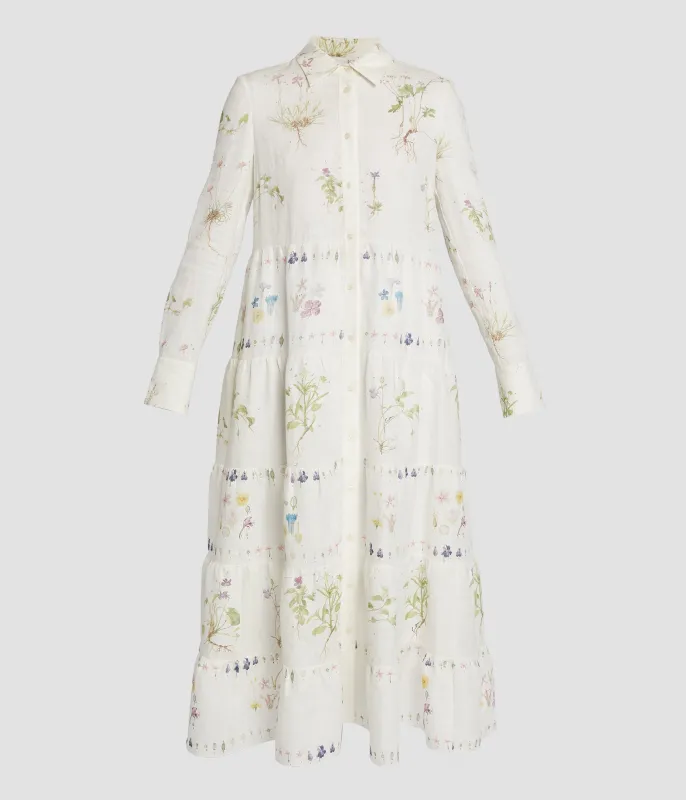 Long Sleeve Midi Shirt Dress sold by ERDEM