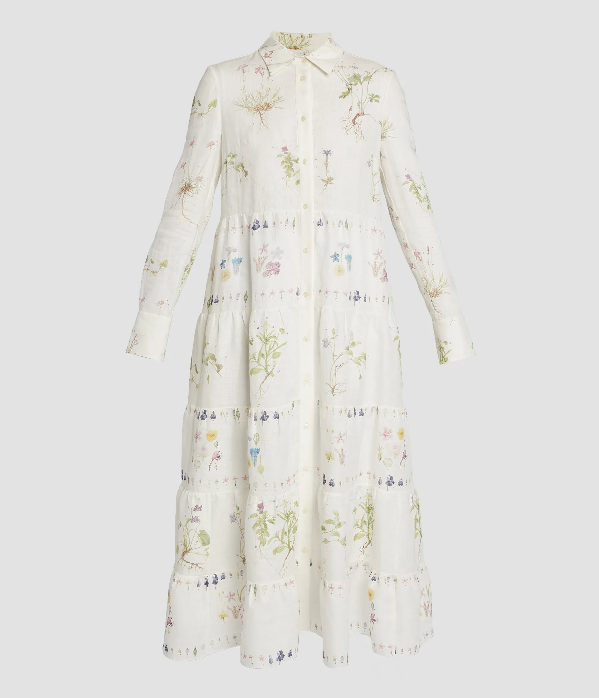 Long Sleeve Midi Shirt Dress sold by ERDEM