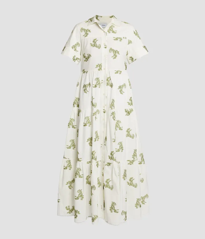 Short Sleeve Midi Shirt Dress sold by ERDEM