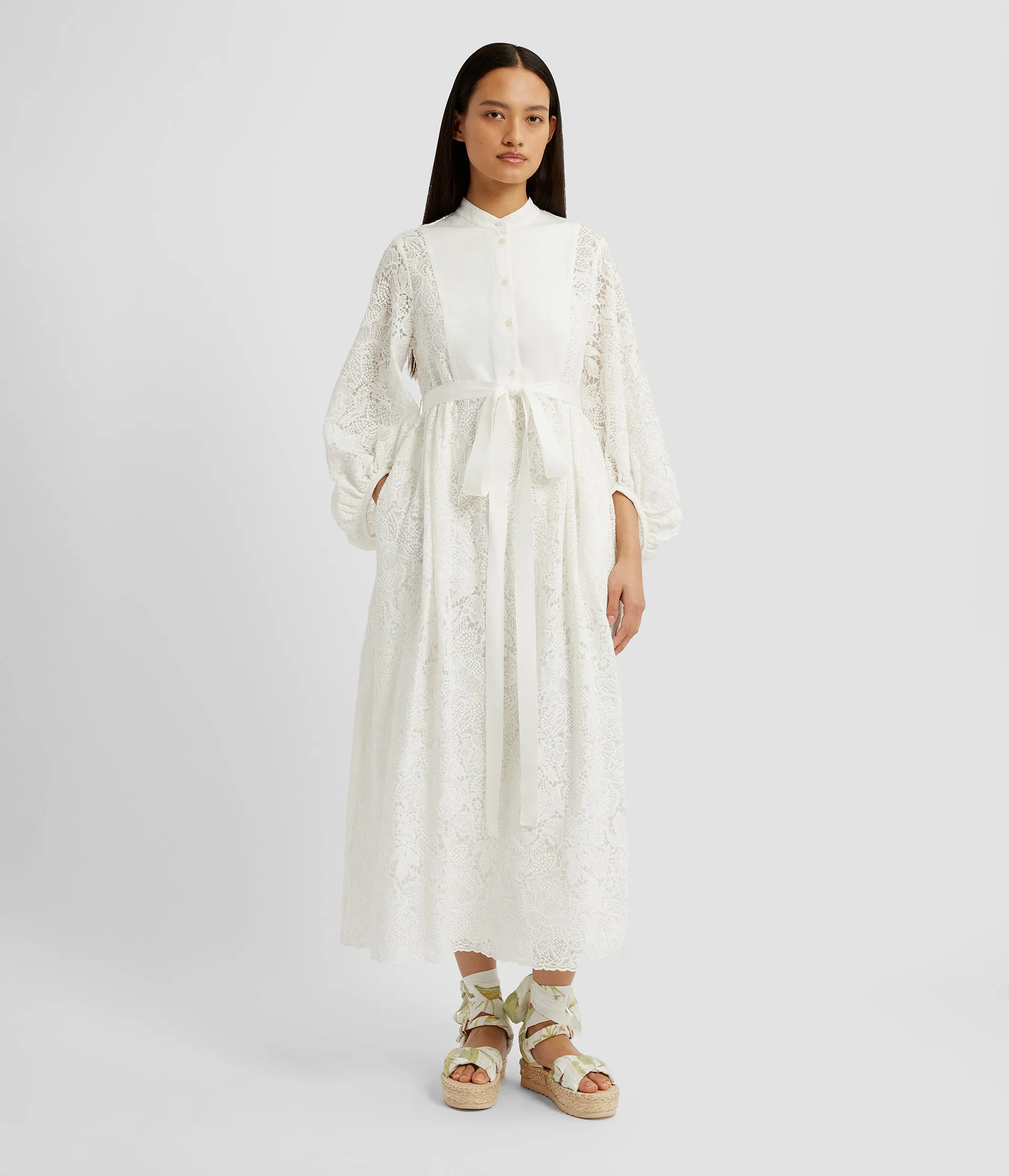 Long Sleeve Midi Dress sold by ERDEM product image thumbnail 2