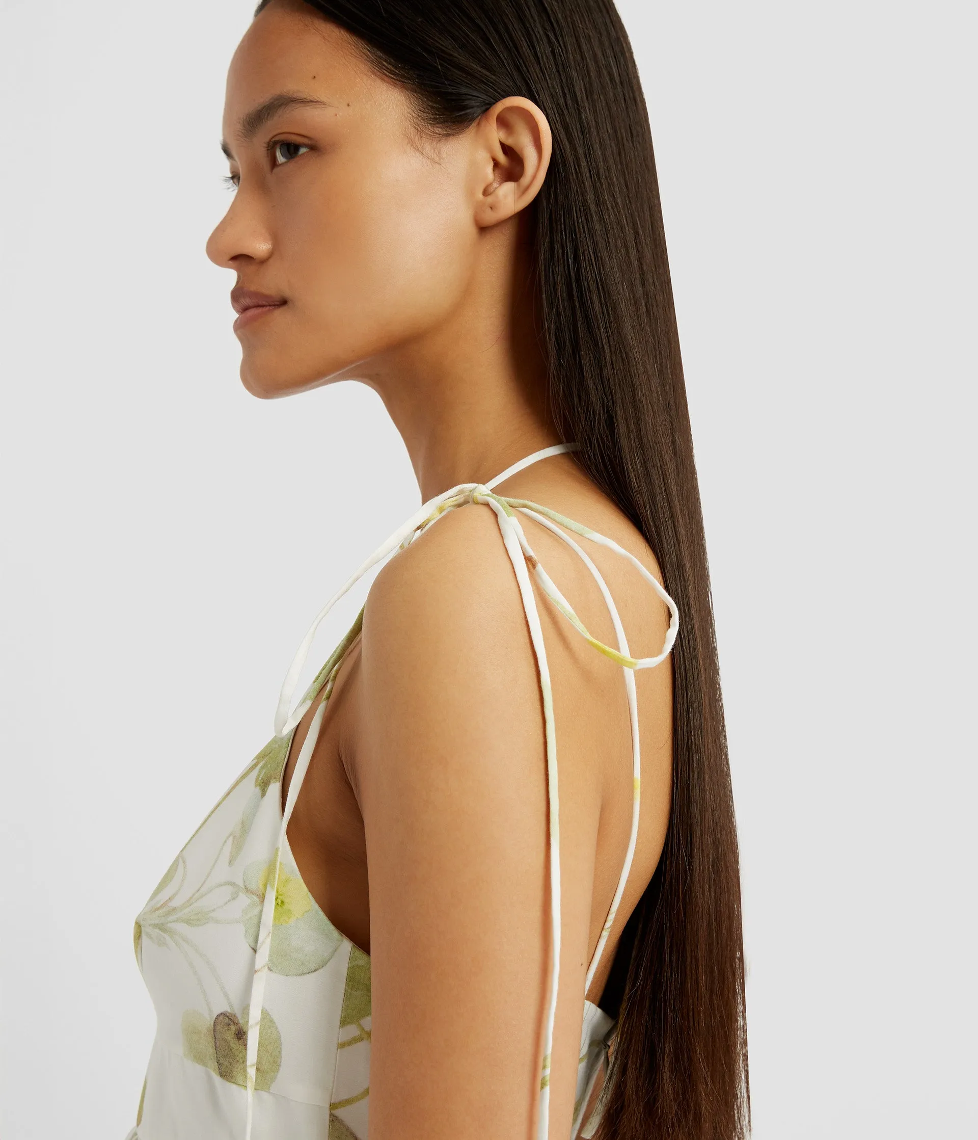 Strappy Fit And Flare Dress sold by ERDEM product image thumbnail 4