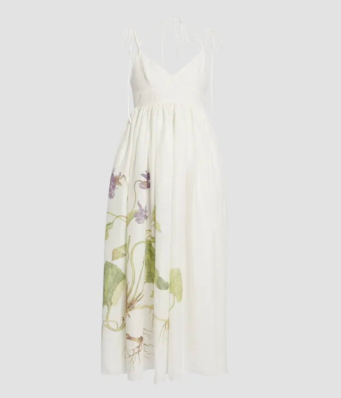 Strappy Fit And Flare Dress sold by ERDEM