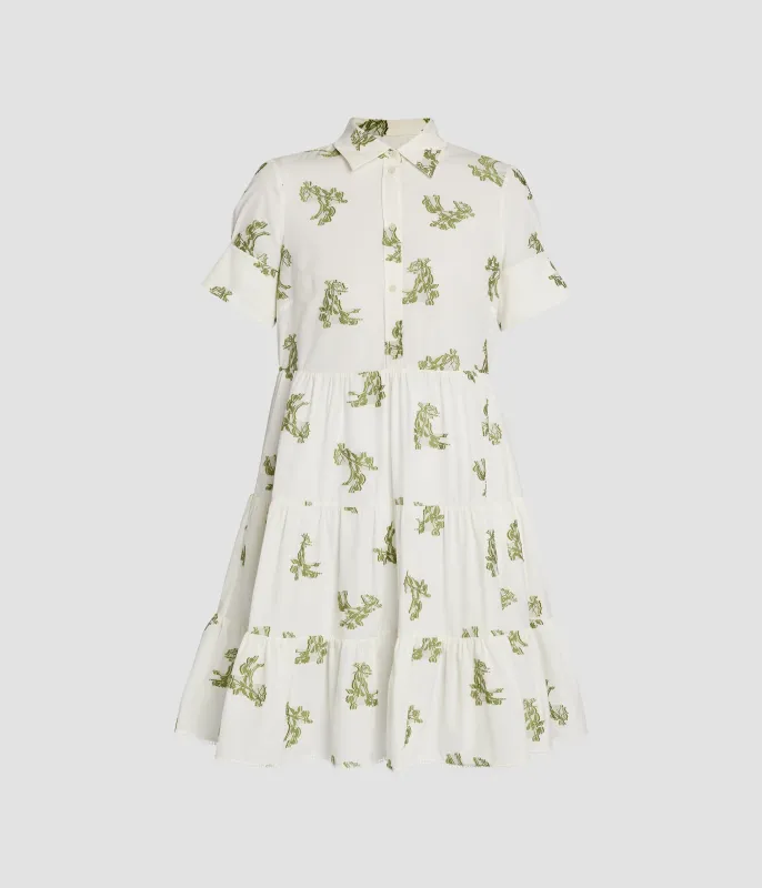 Short Sleeve Mini Shirt Dress sold by ERDEM