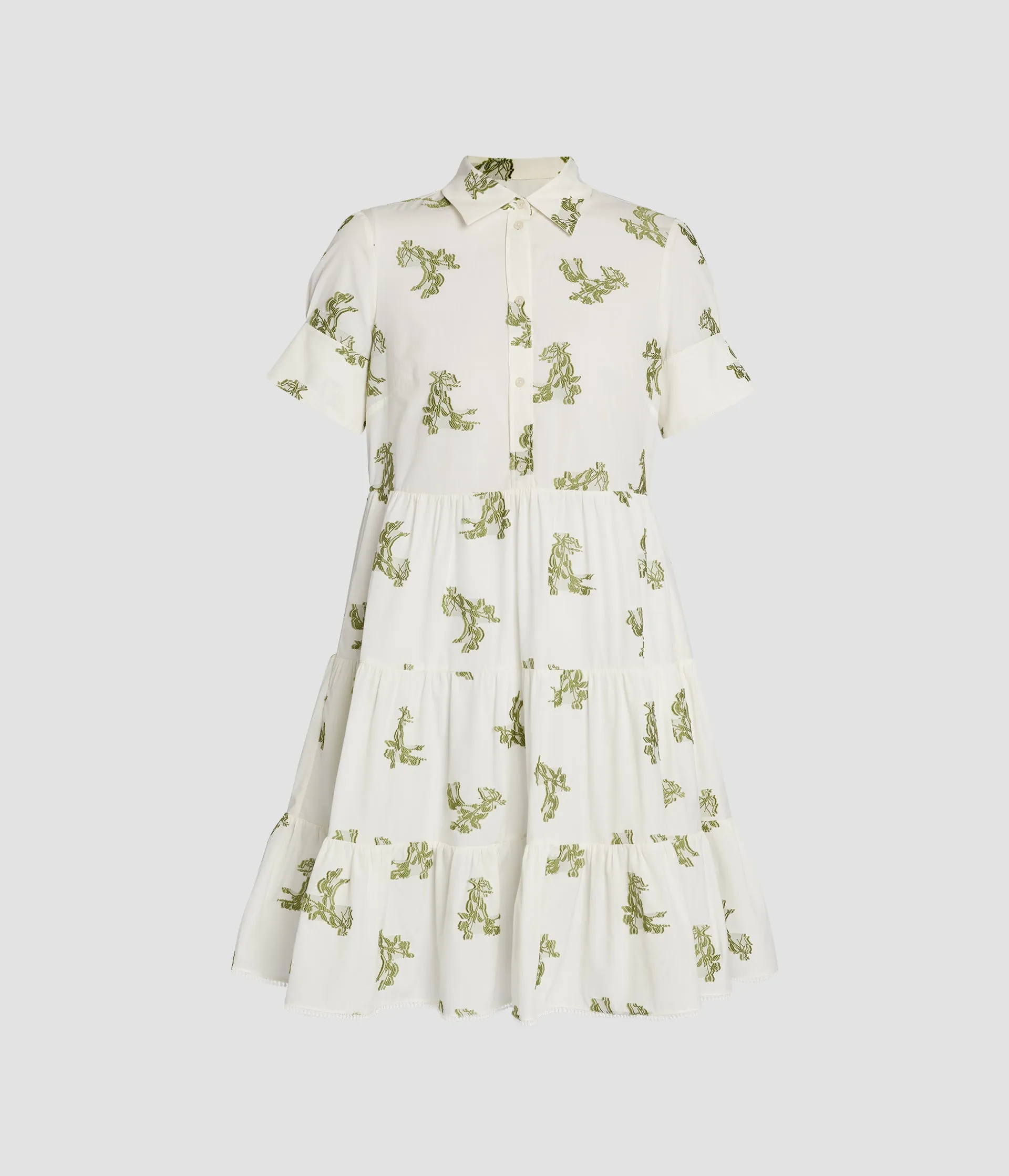 Short Sleeve Mini Shirt Dress sold by ERDEM