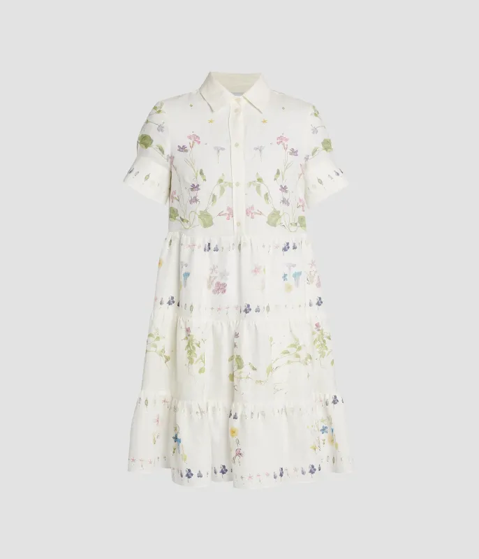 Short Sleeve Mini Shirt Dress sold by ERDEM