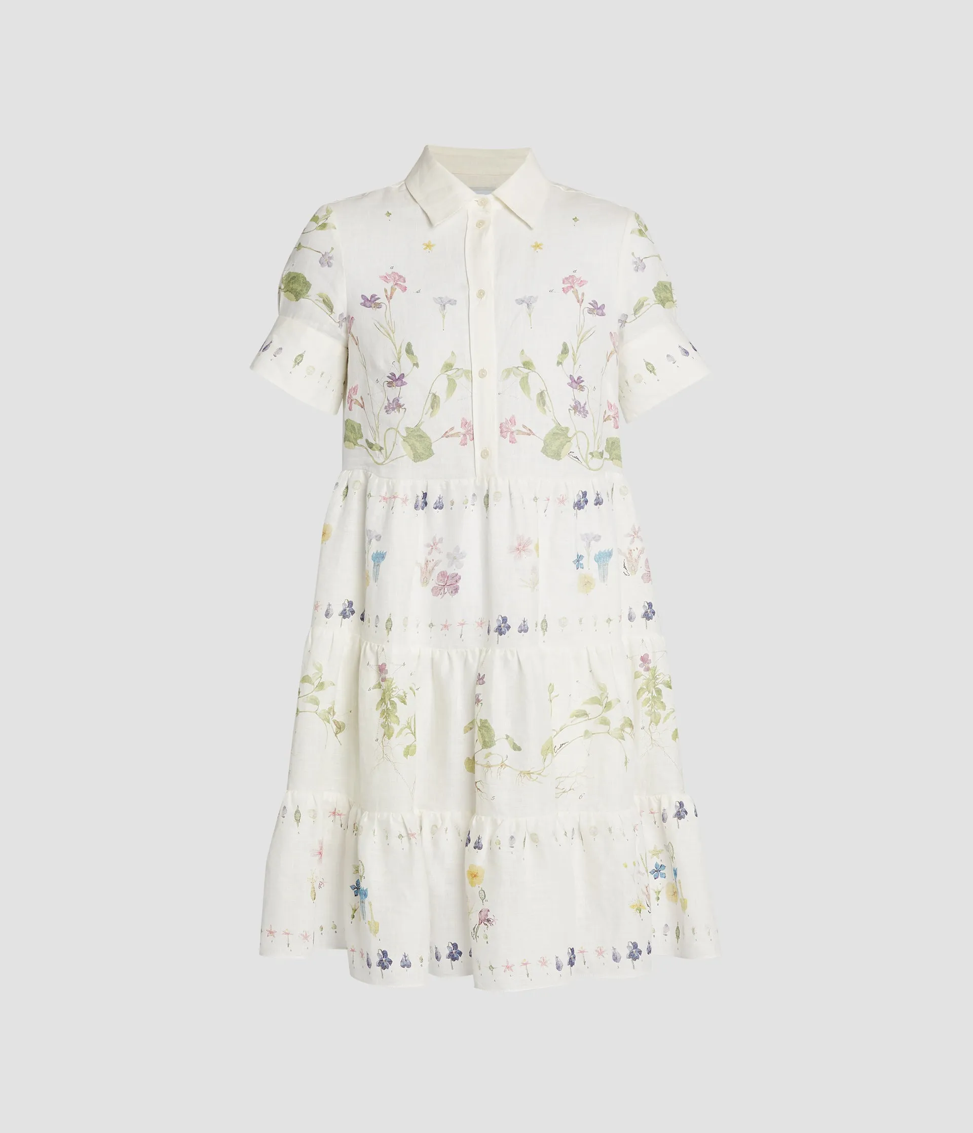 Short Sleeve Mini Shirt Dress sold by ERDEM