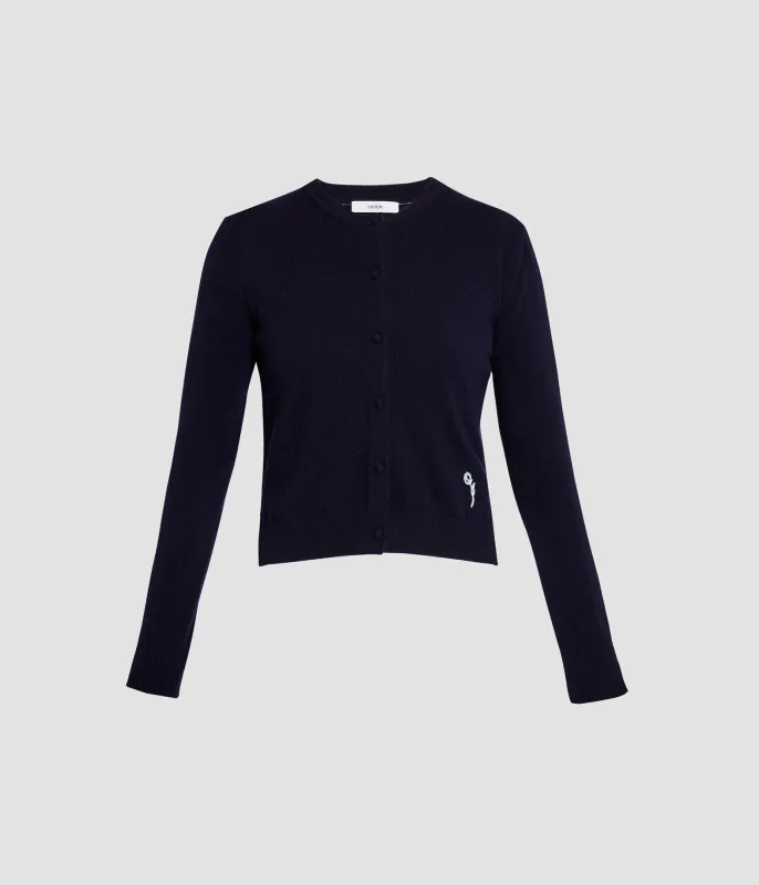 Cashmere Crew Neck Cardigan sold by ERDEM