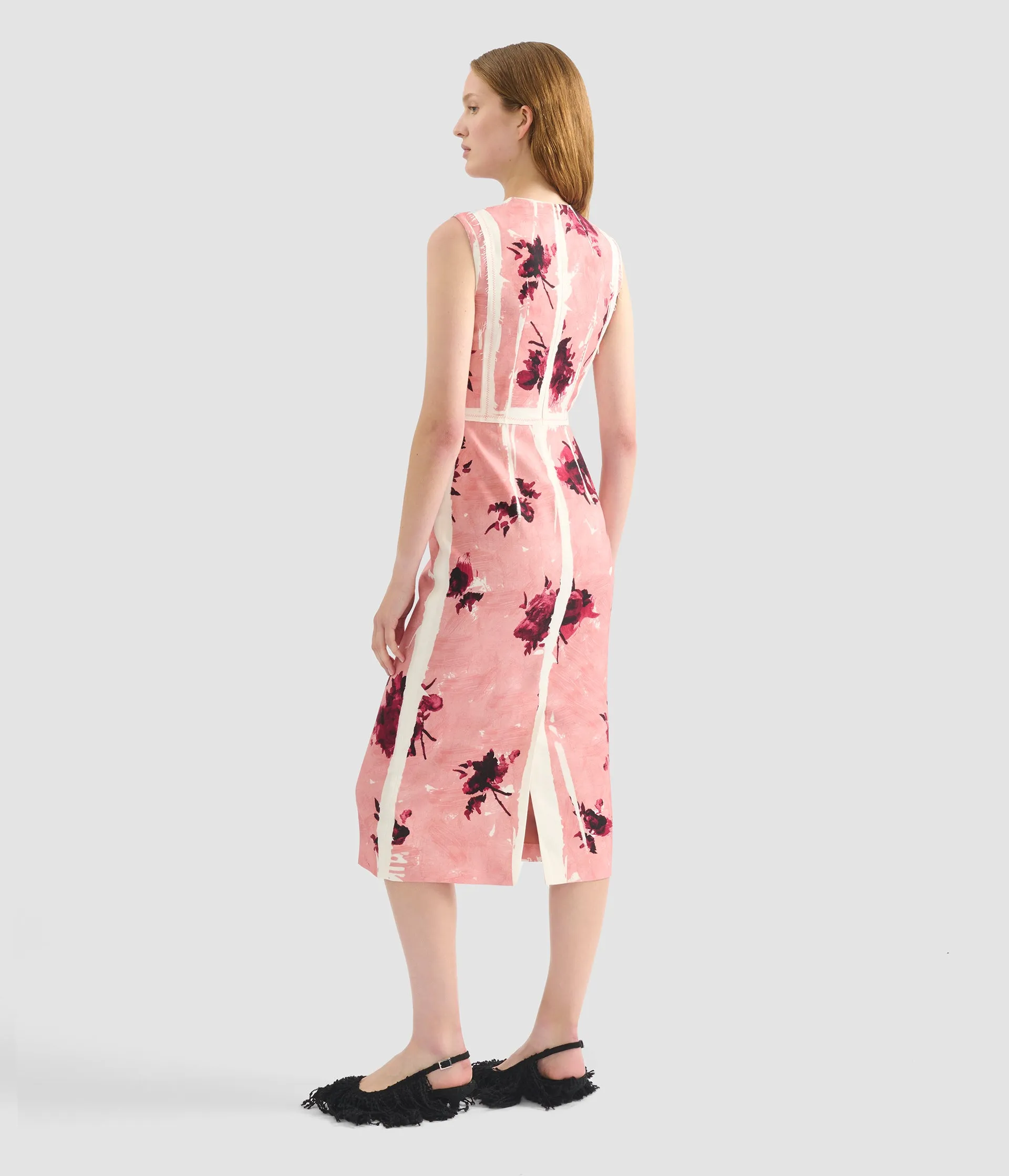 Floral Print Midi Dress sold by ERDEM product image thumbnail 3