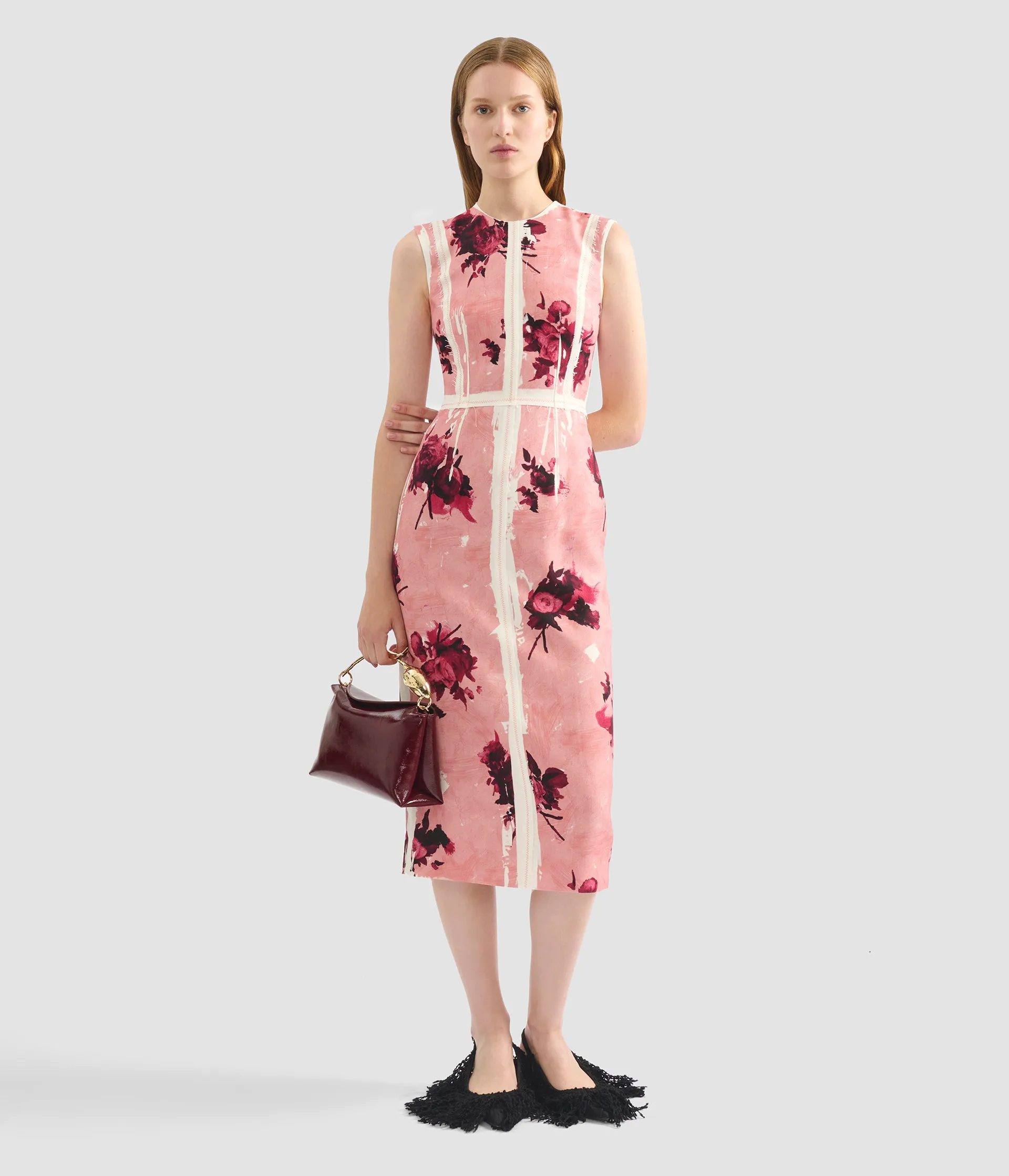 Floral Print Midi Dress sold by ERDEM product image thumbnail 2