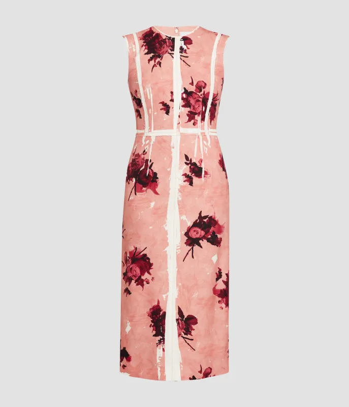 Floral Print Midi Dress sold by ERDEM