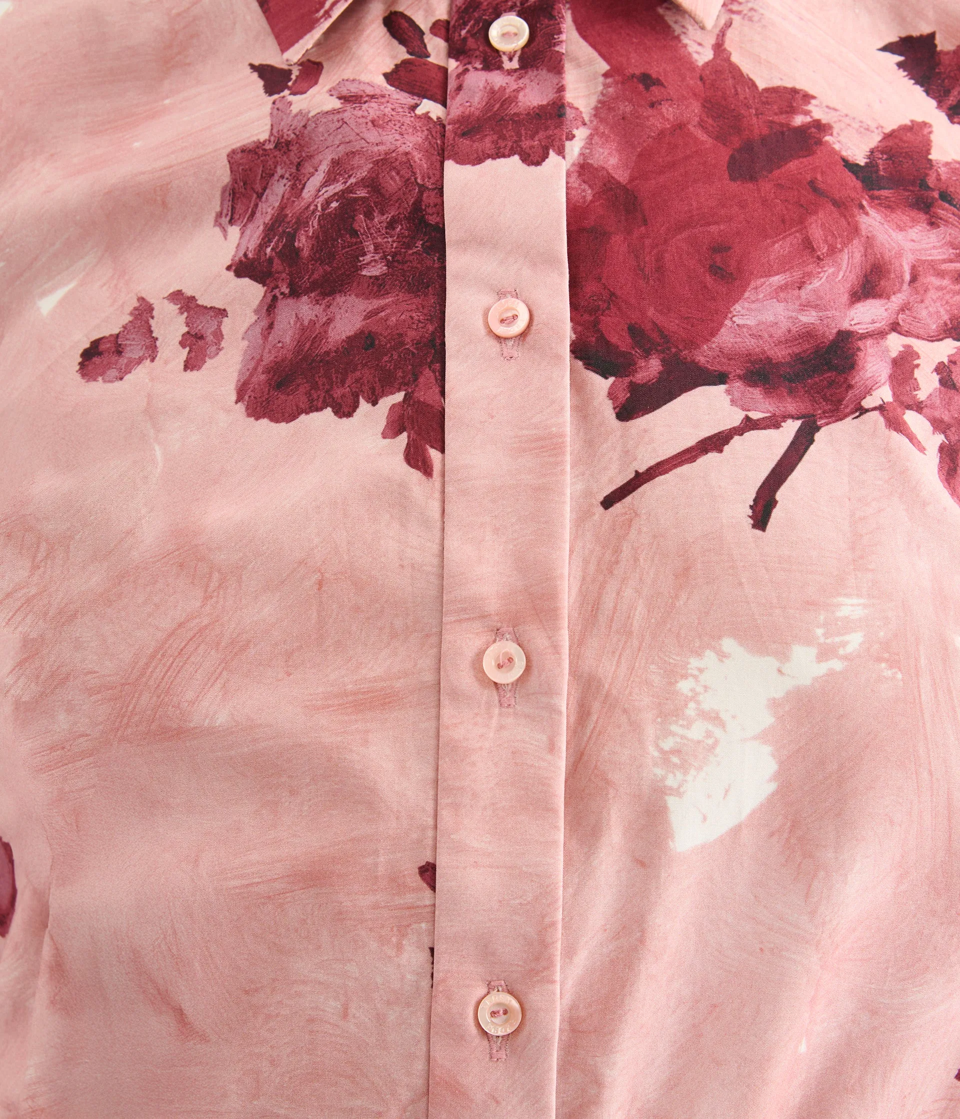 Floral Print Long Sleeve Shirt Dress sold by ERDEM product image thumbnail 5