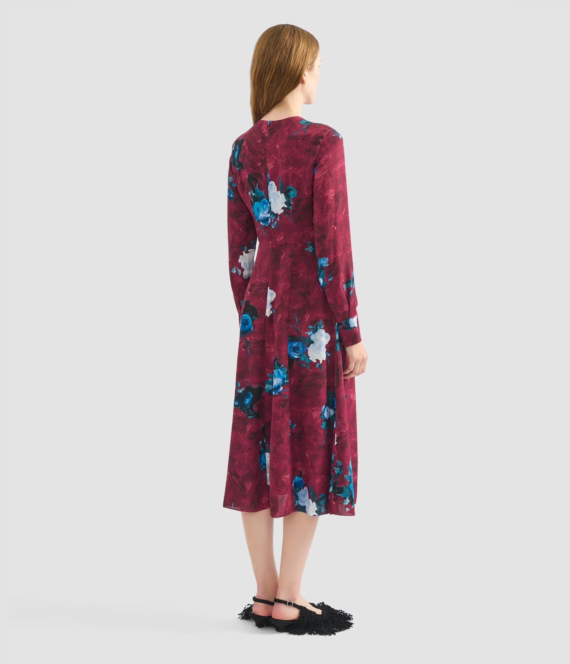 Floral Print Midi Dress sold by ERDEM product image thumbnail 3