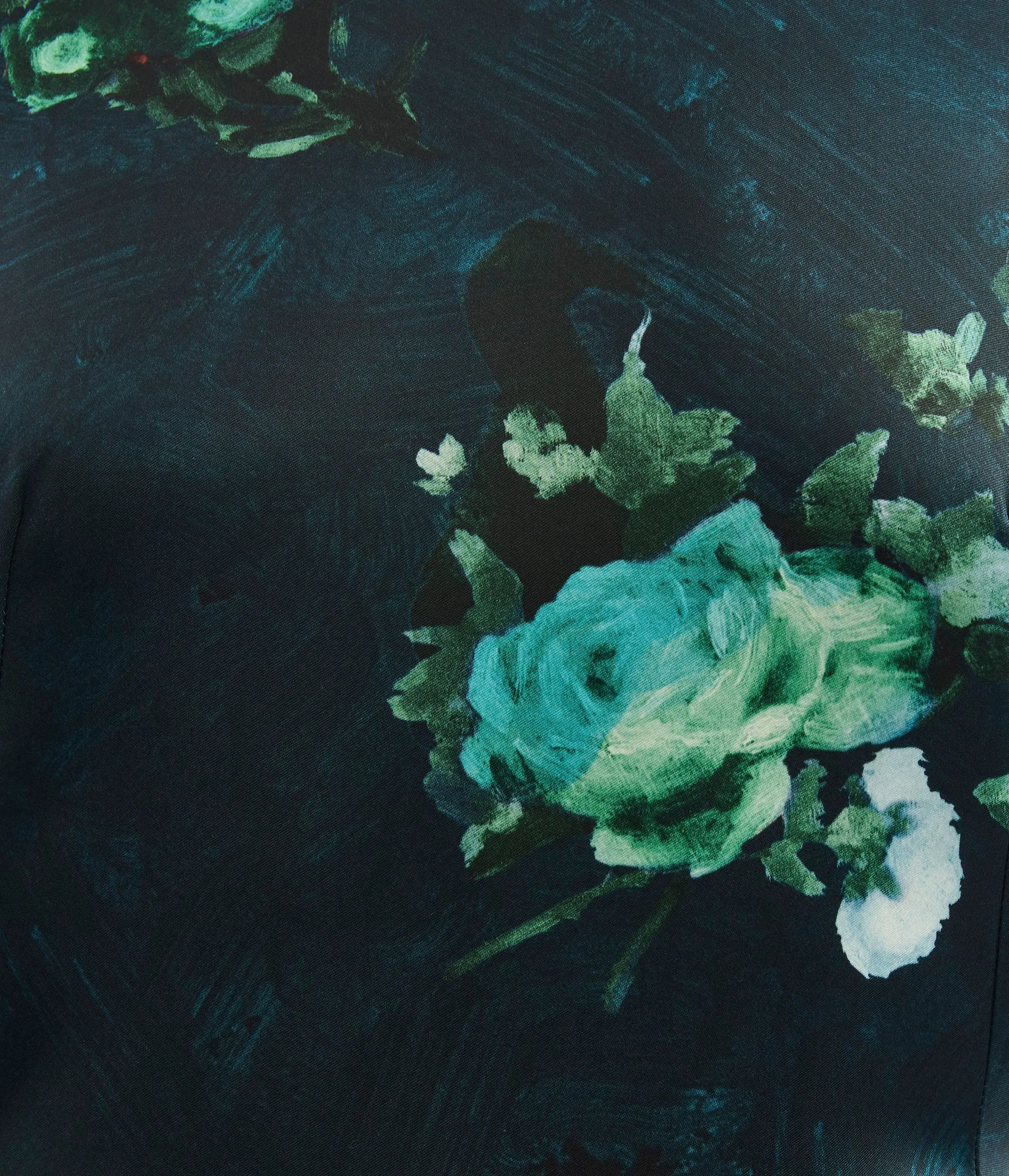 Floral Print Duchesse Satin Midi Dress sold by ERDEM product image thumbnail 5