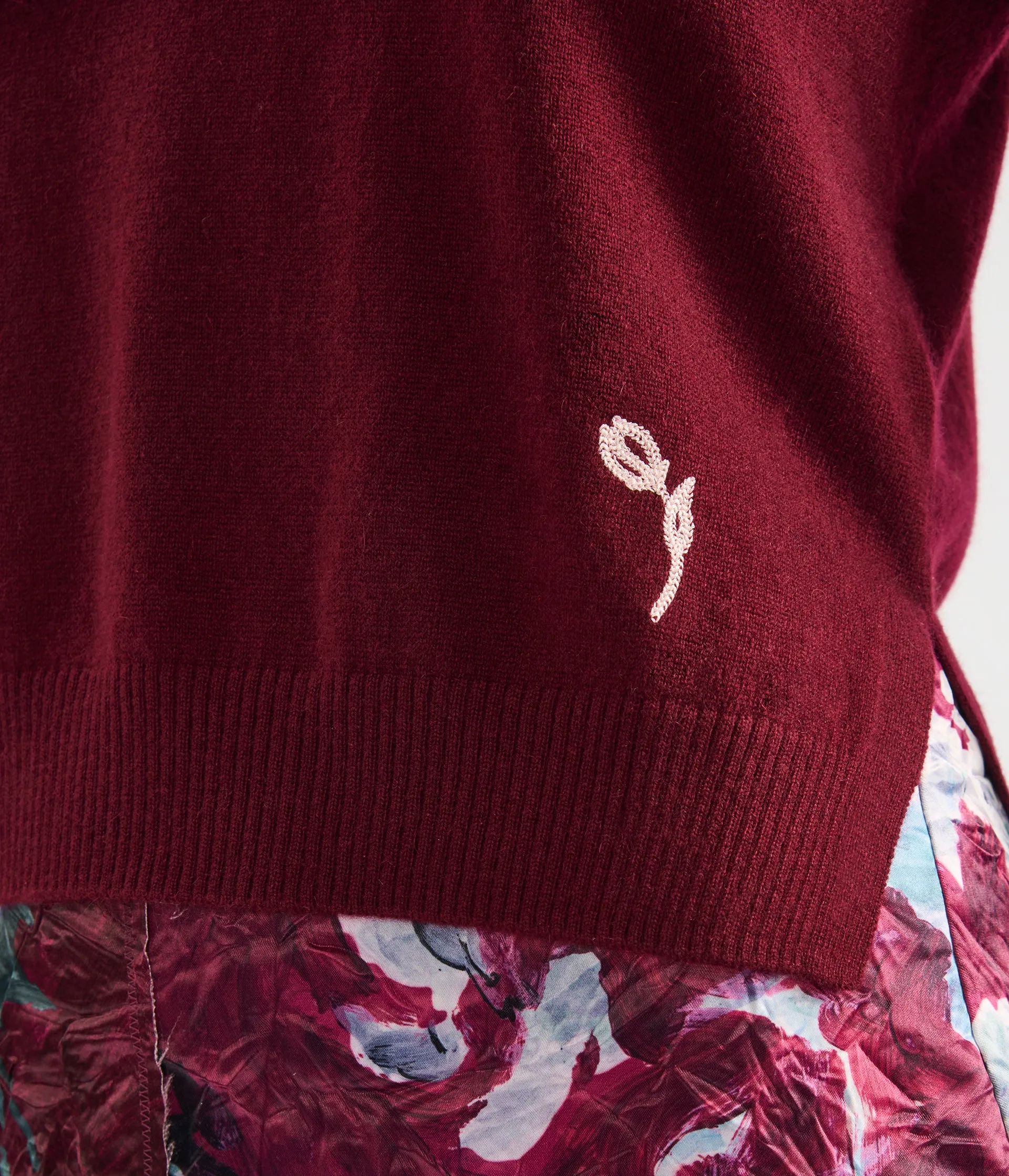 Cashmere Crew Neck Jumper sold by ERDEM product image thumbnail 5