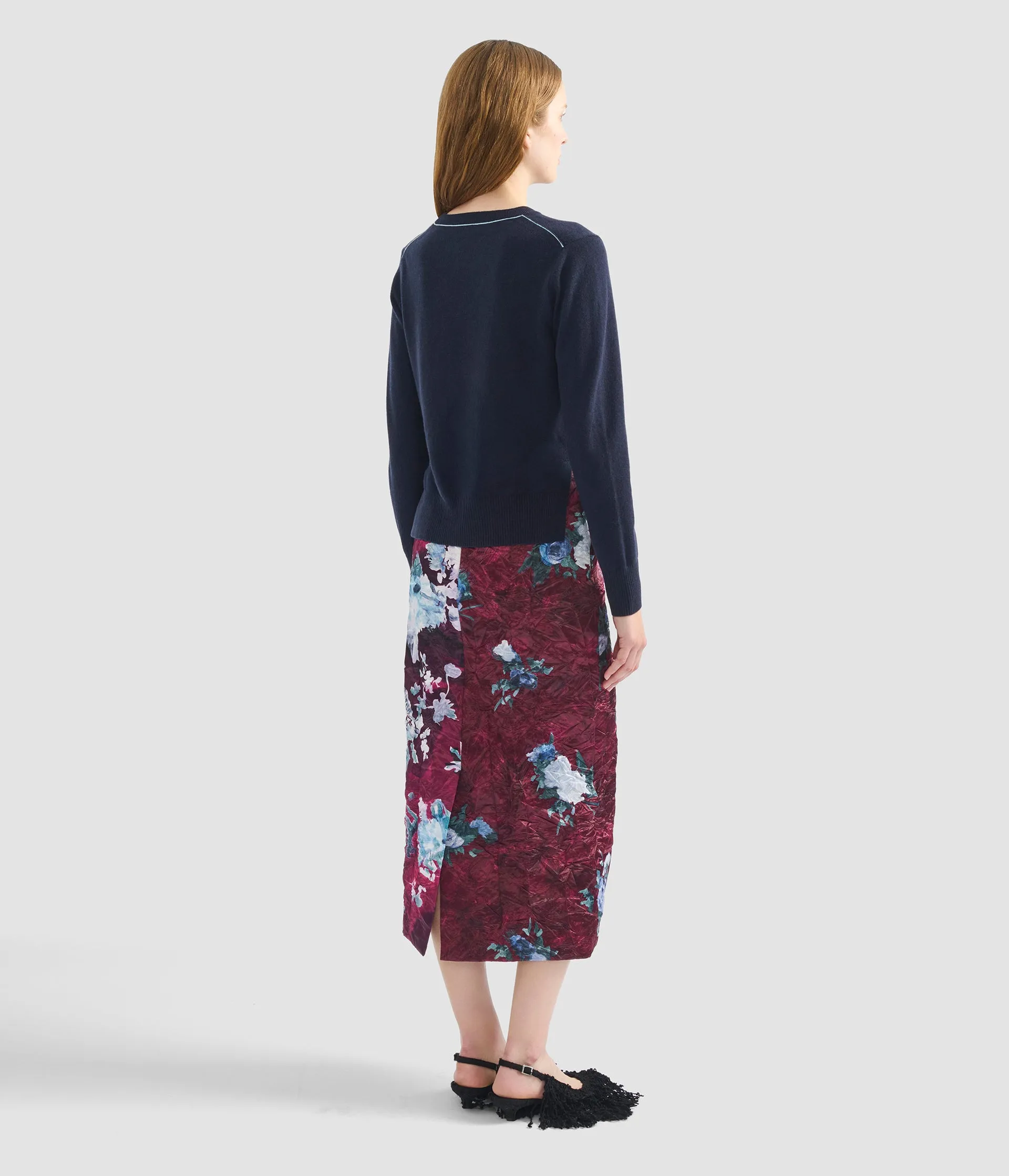 Cashmere Crew Neck Jumper sold by ERDEM product image thumbnail 3