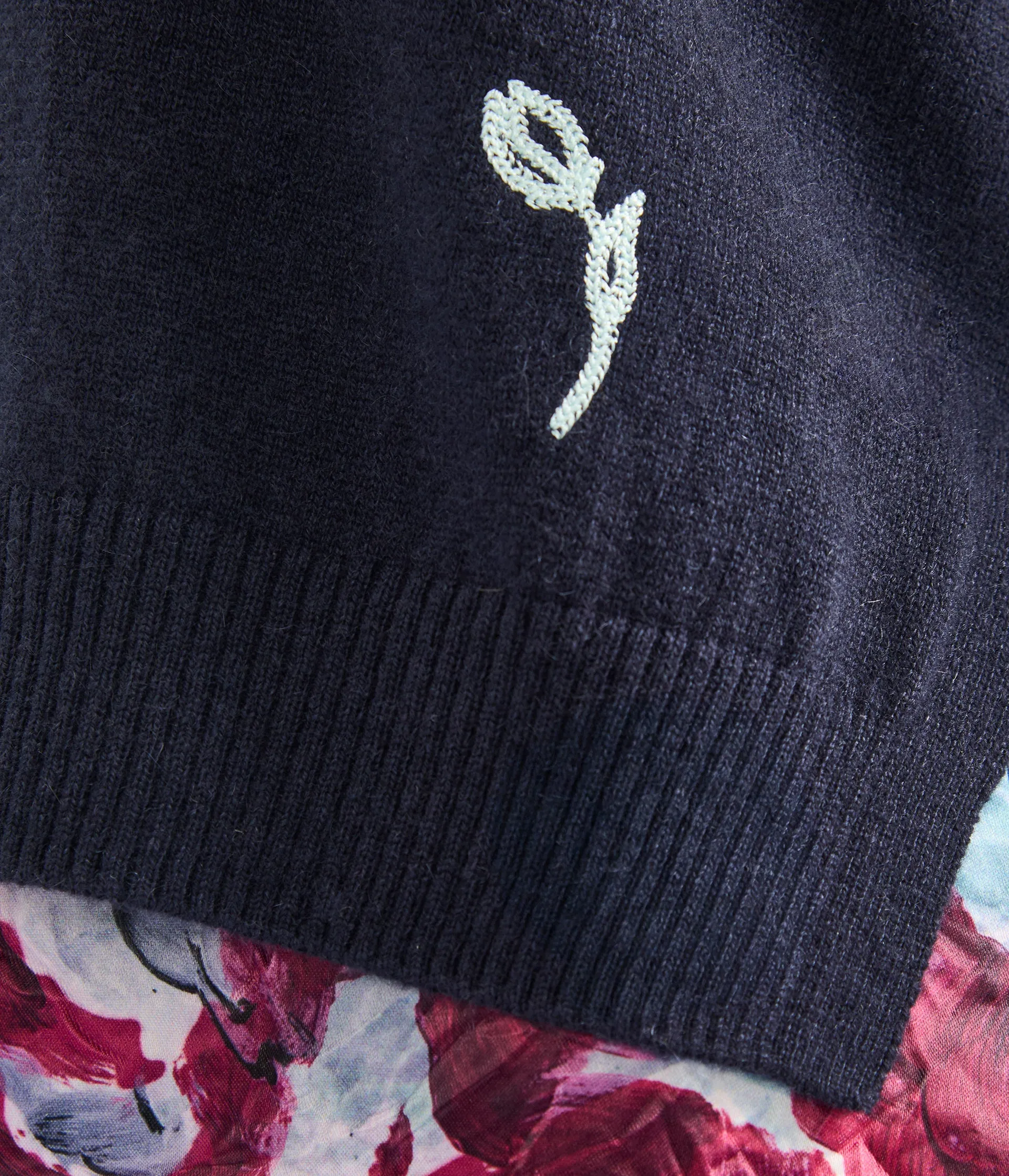 Cashmere Crew Neck Jumper sold by ERDEM product image thumbnail 5