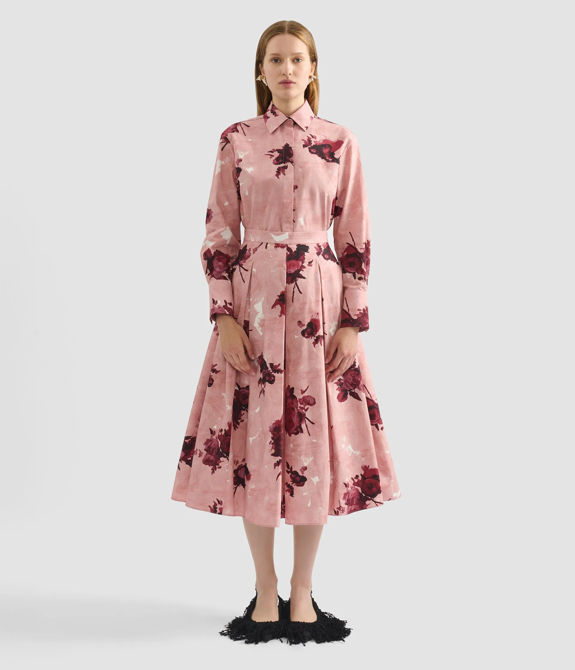 Floral Print Long Sleeve Shirt sold by ERDEM product image thumbnail 4