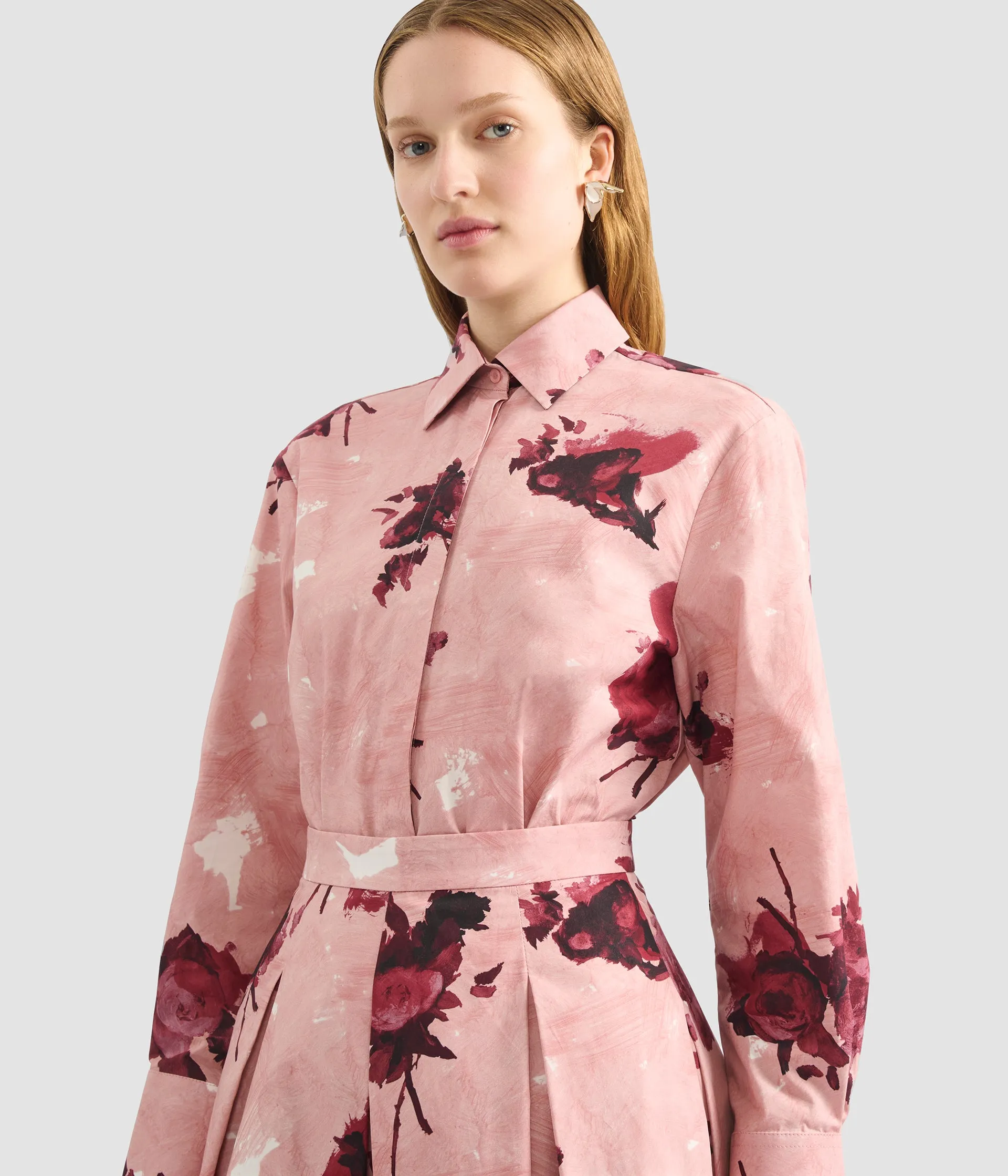 Floral Print Long Sleeve Shirt sold by ERDEM product image thumbnail 5