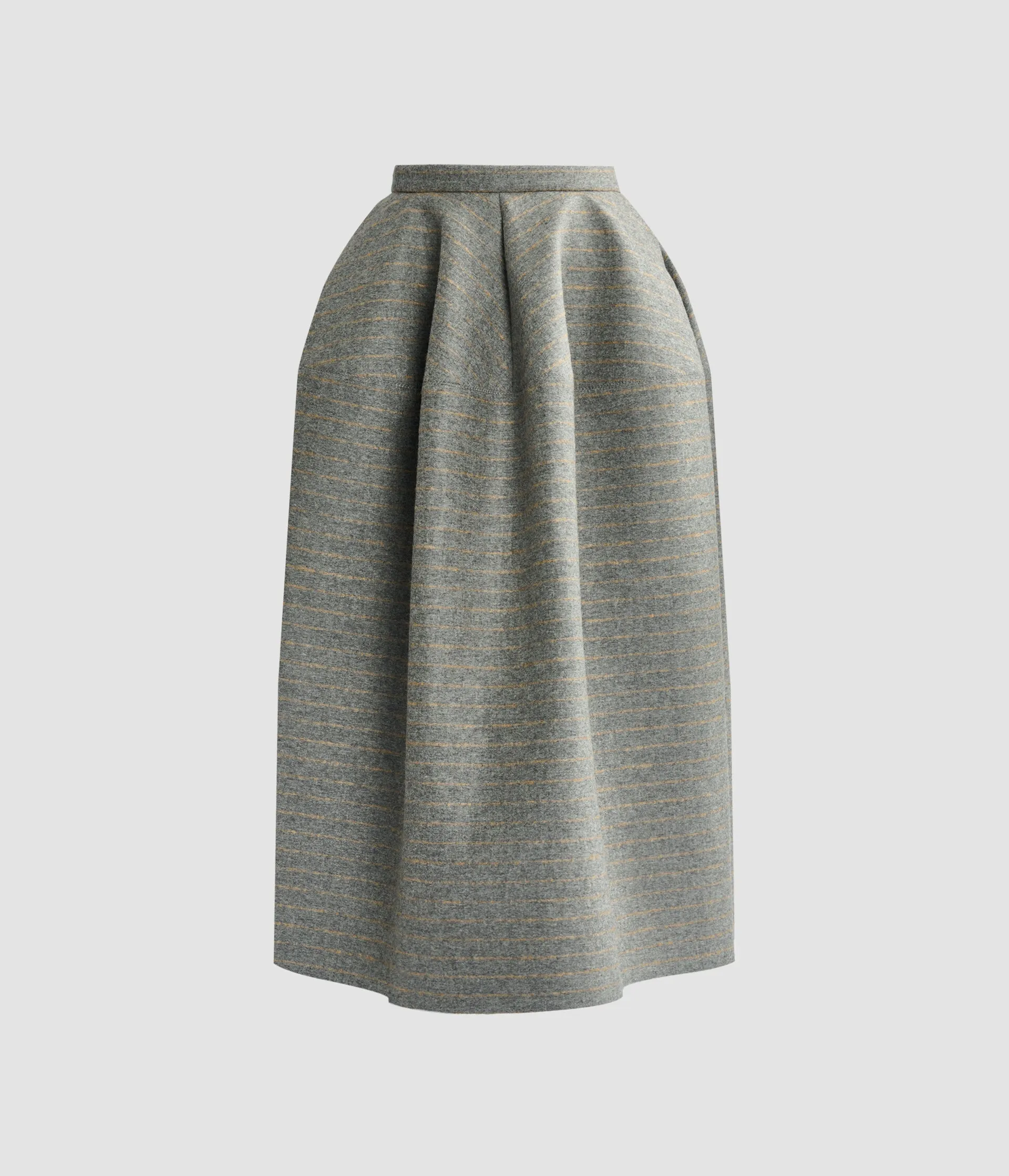 Pinstripe Full Midi Skirt sold by ERDEM