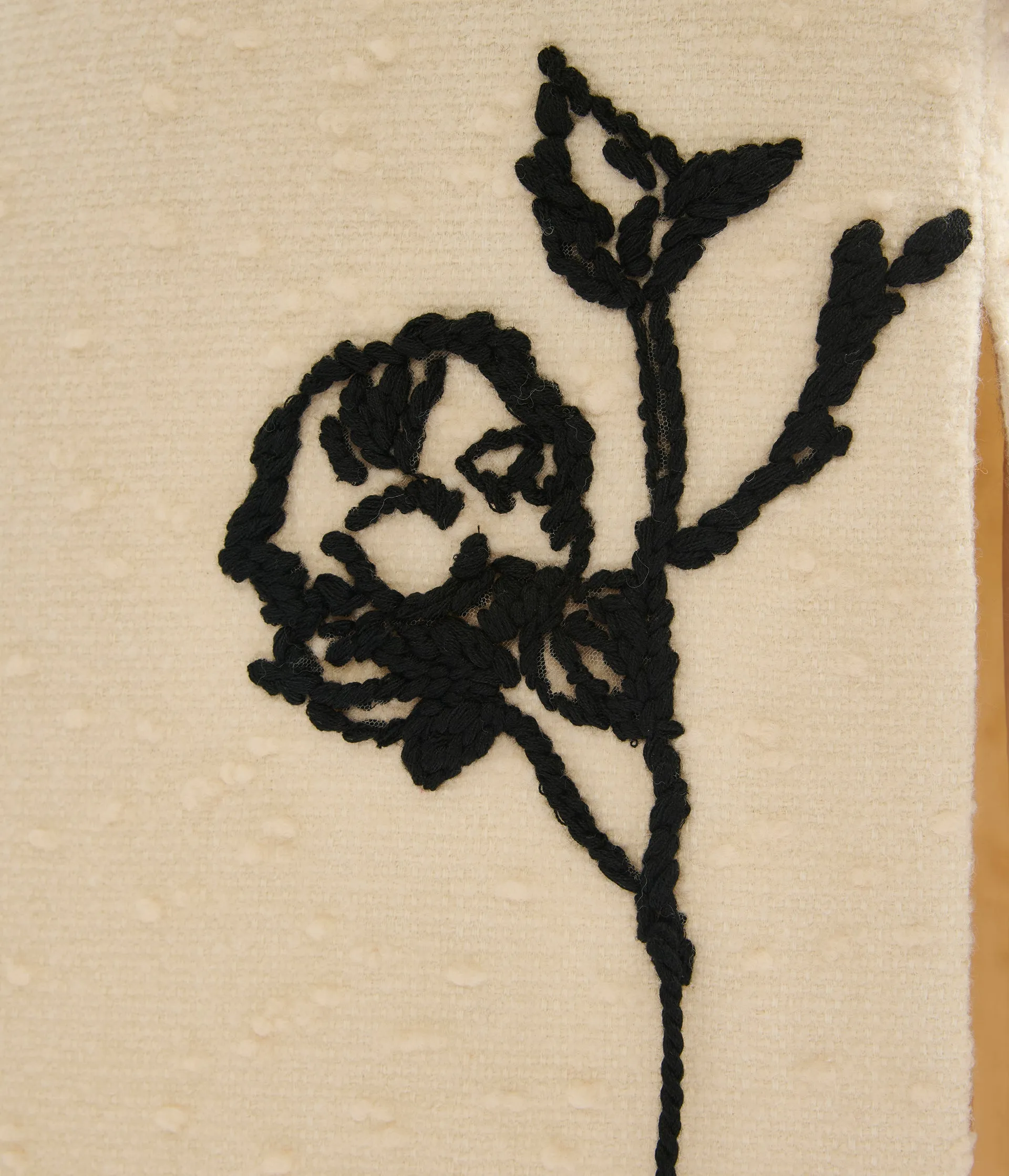 Embroidered Bouclé Pencil Skirt sold by ERDEM product image thumbnail 5