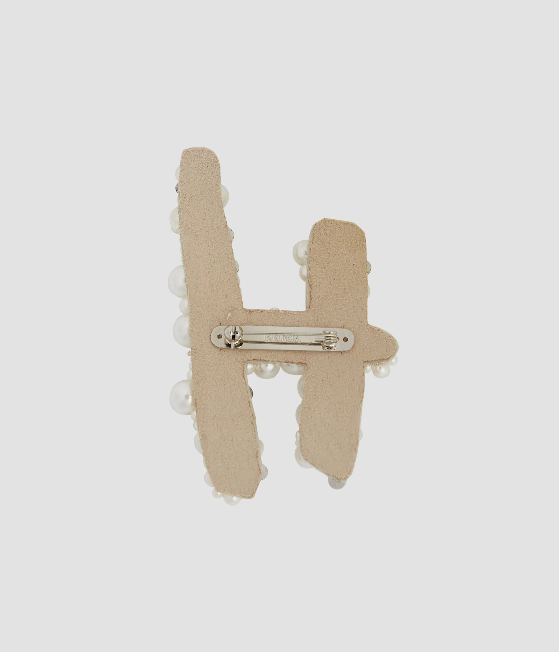 Pearl Alphabet Brooch H sold by ERDEM product image thumbnail 3