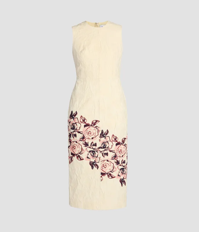 Embroidered Jacquard Midi Dress sold by ERDEM