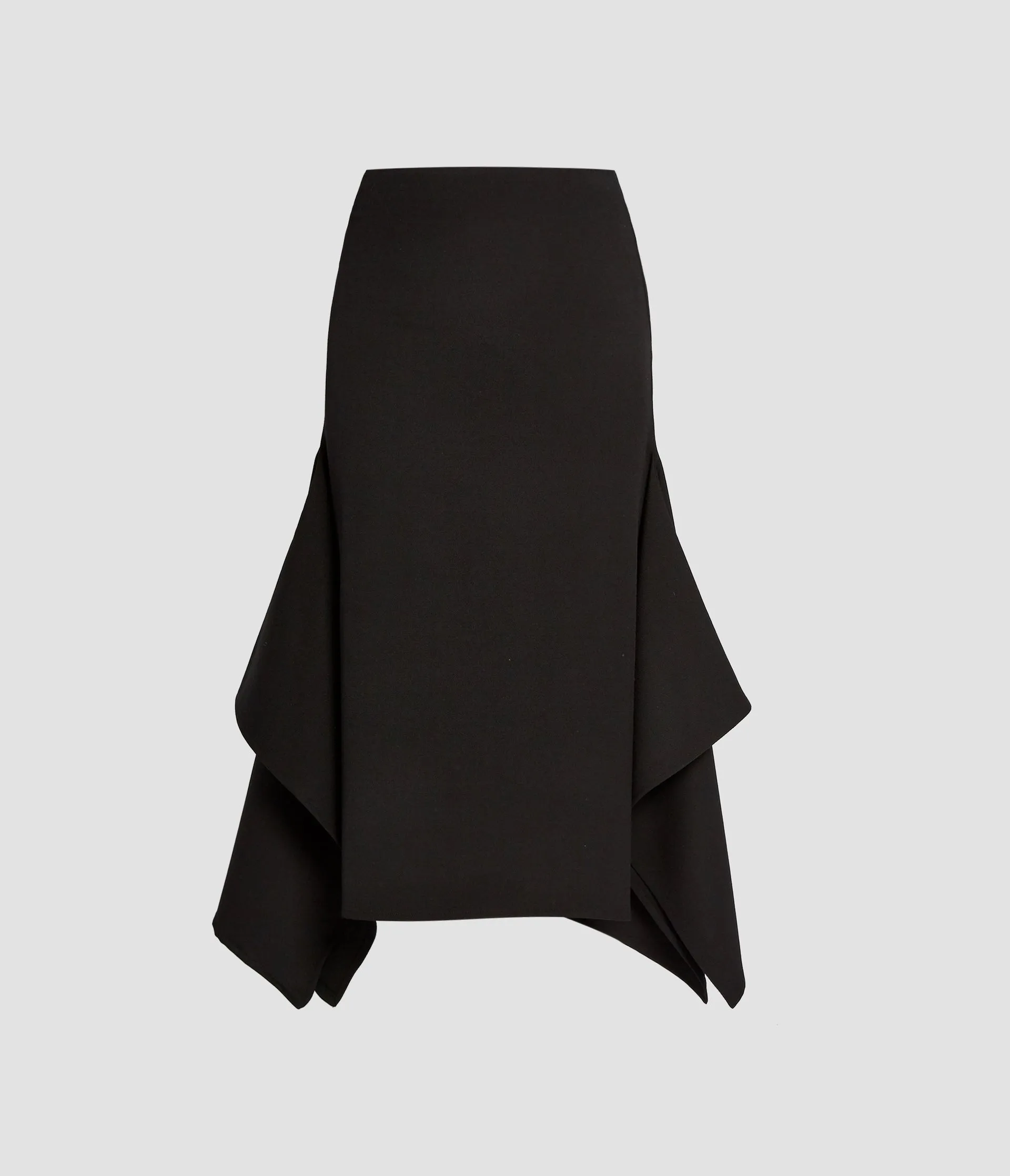 Draped Grain De Poudre Pencil Skirt sold by ERDEM