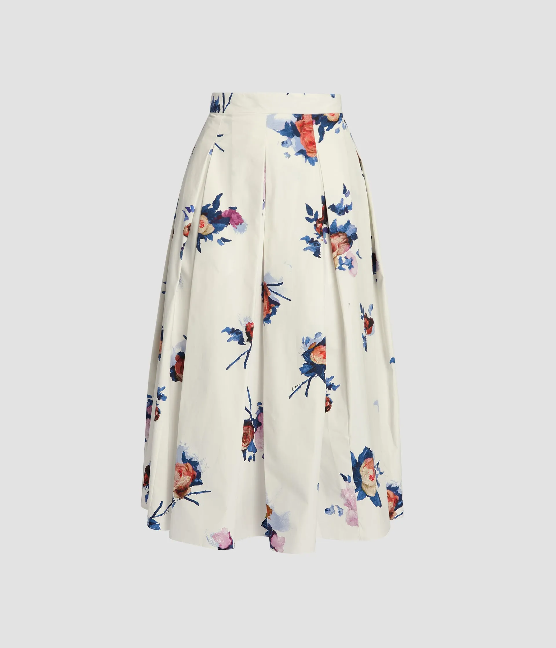 Floral Print Full Midi Skirt sold by ERDEM