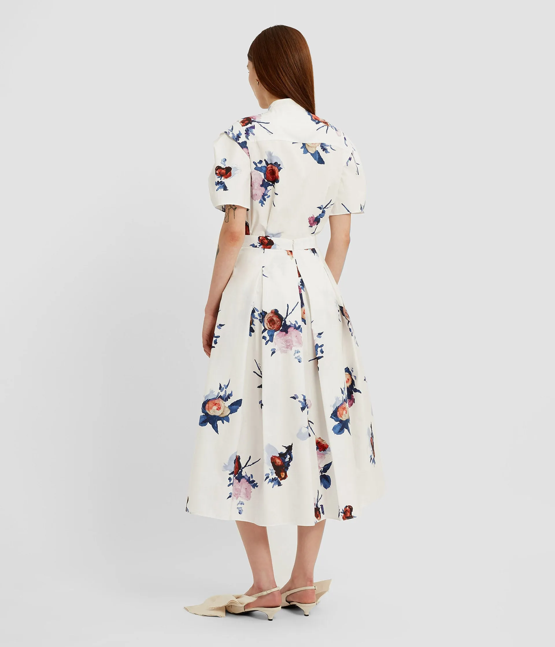 Floral Print Full Midi Skirt sold by ERDEM product image thumbnail 3