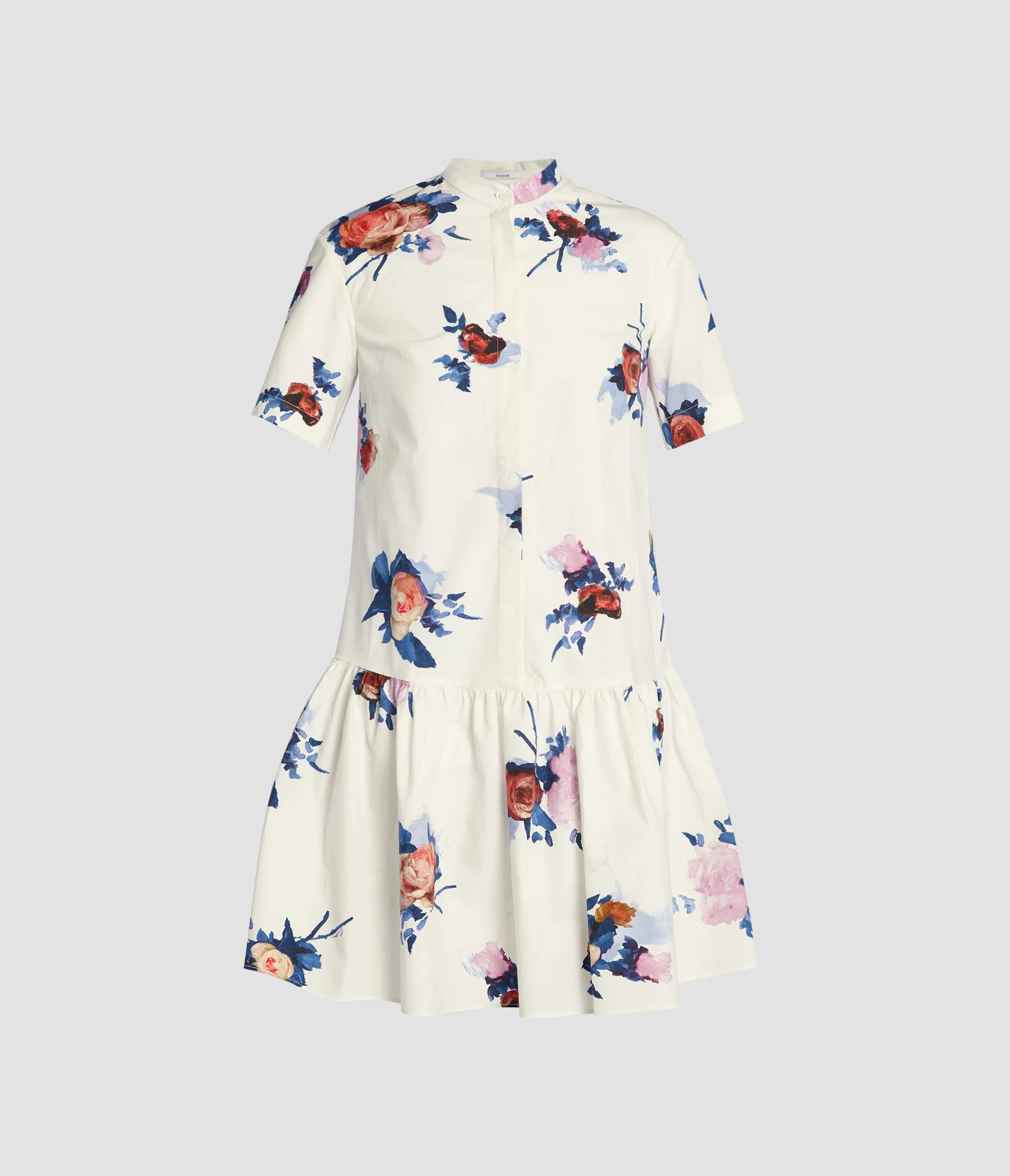 Floral Print Peplum Mini Dress sold by ERDEM