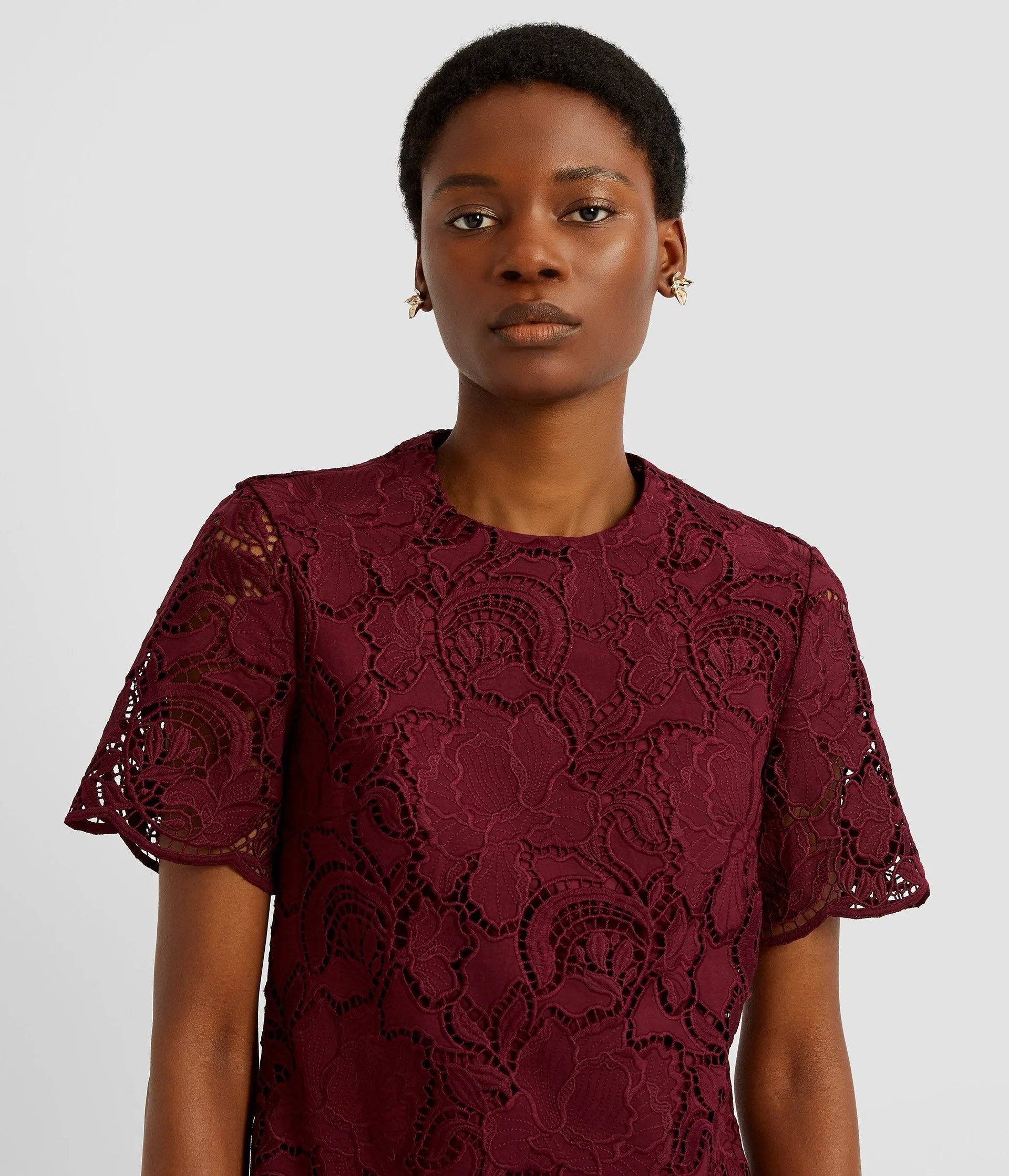 Floral Cutwork Mini Dress sold by ERDEM product image thumbnail 4