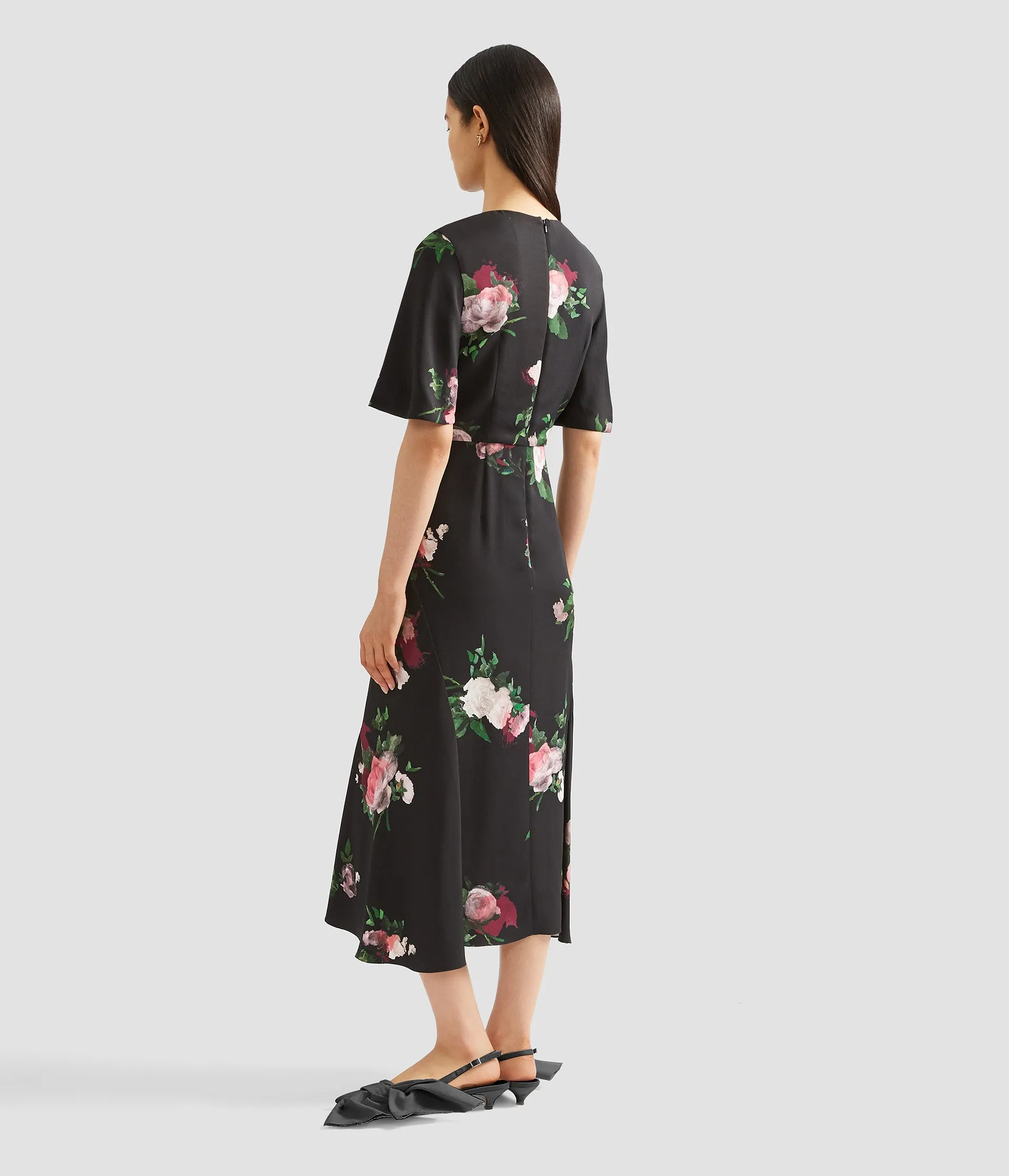 Floral Print Midi Dress sold by ERDEM product image thumbnail 3