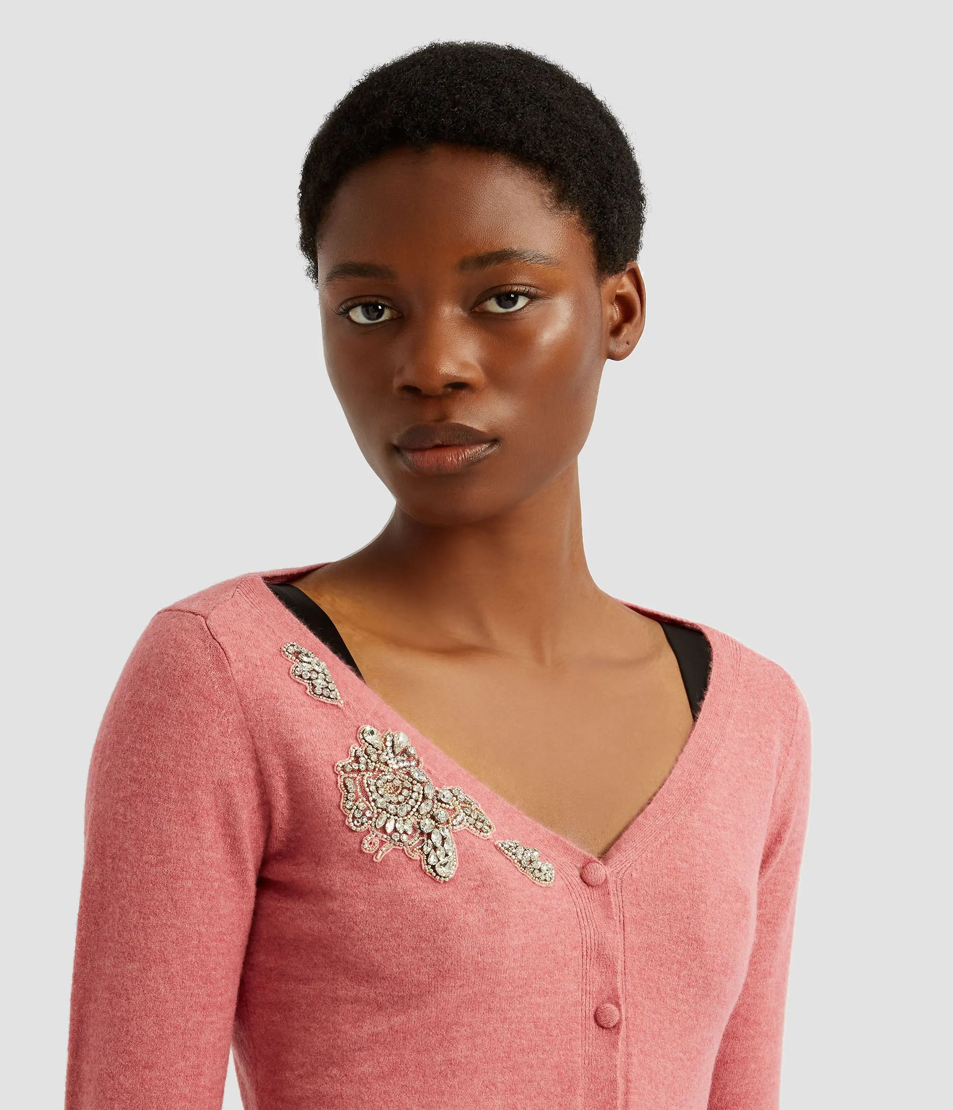 Embellished Cropped Cardigan sold by ERDEM product image thumbnail 4