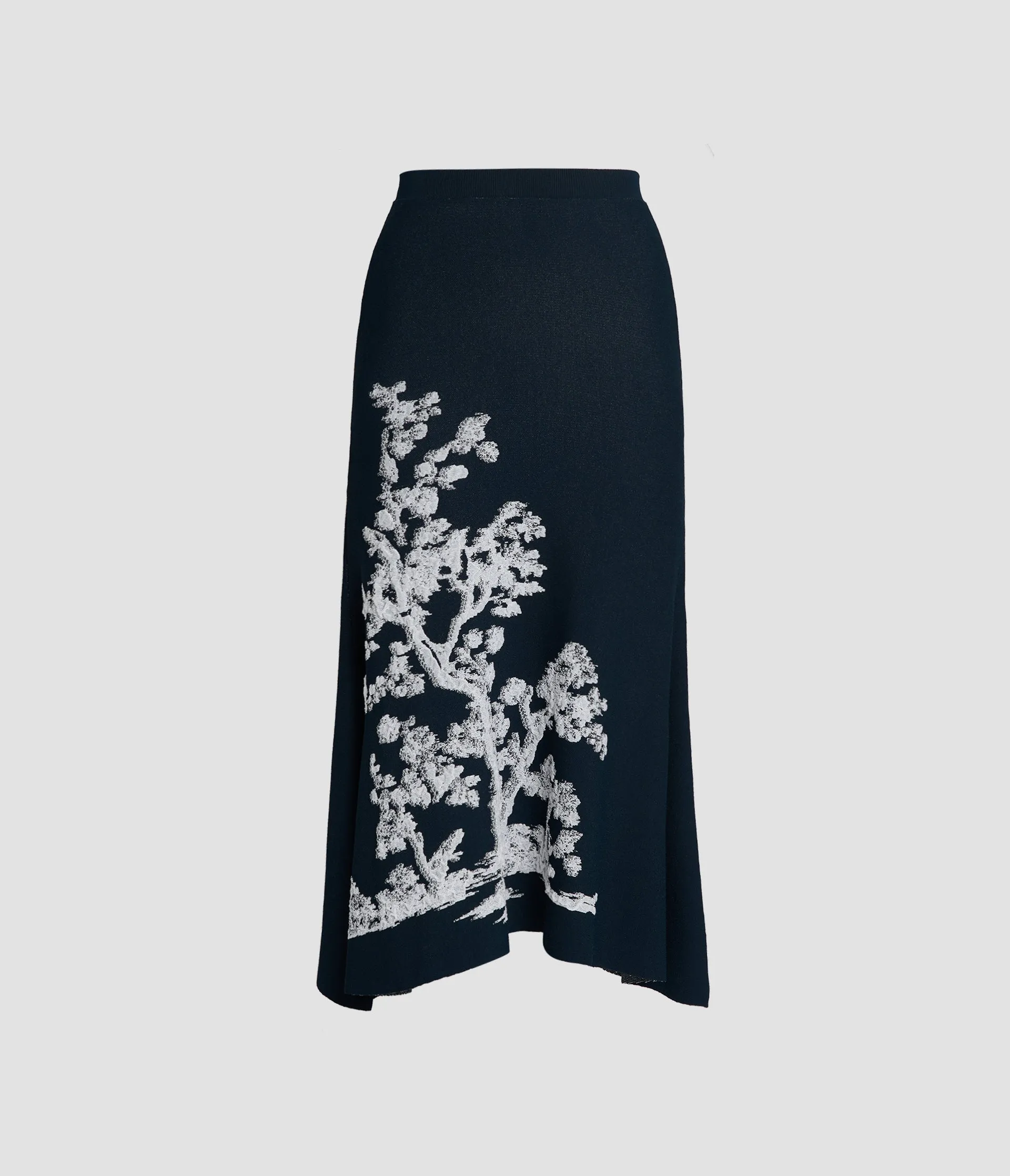 Jacquard Asymmetric Knit Skirt sold by ERDEM