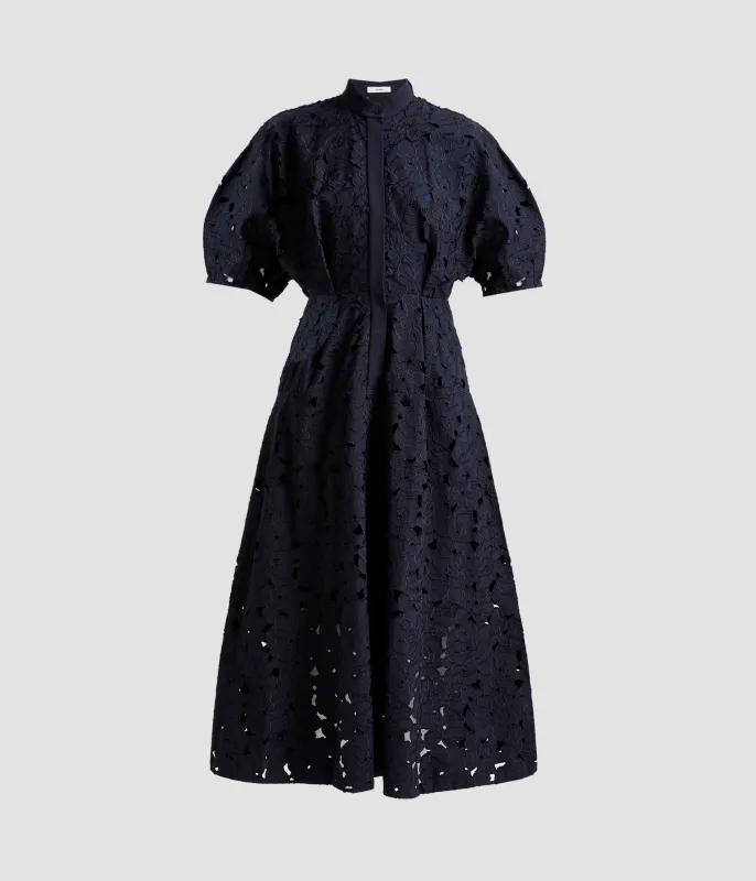 Short Sleeve Midi Shirt Dress sold by ERDEM