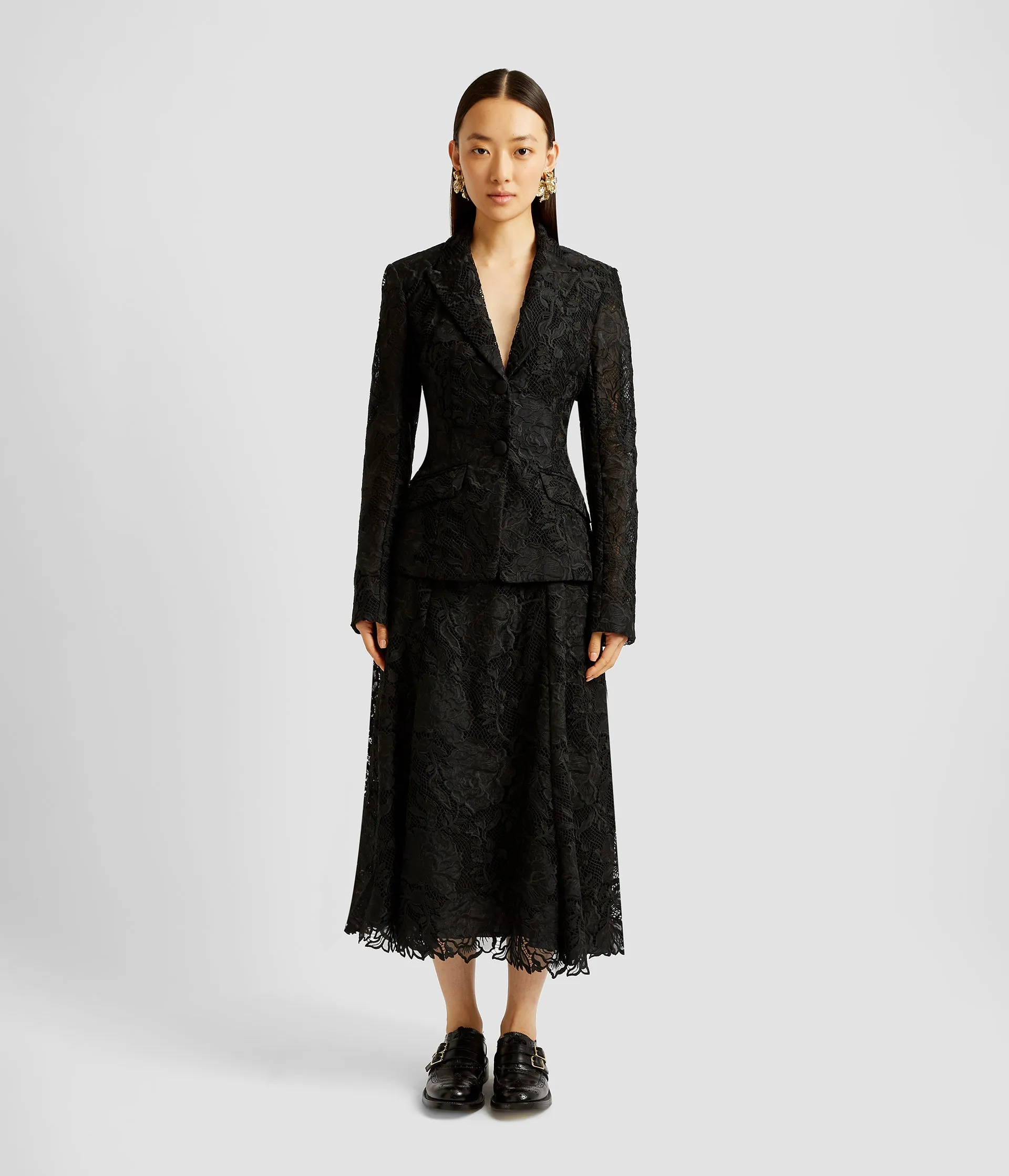 Fitted Single Breasted Blazer sold by ERDEM product image thumbnail 4